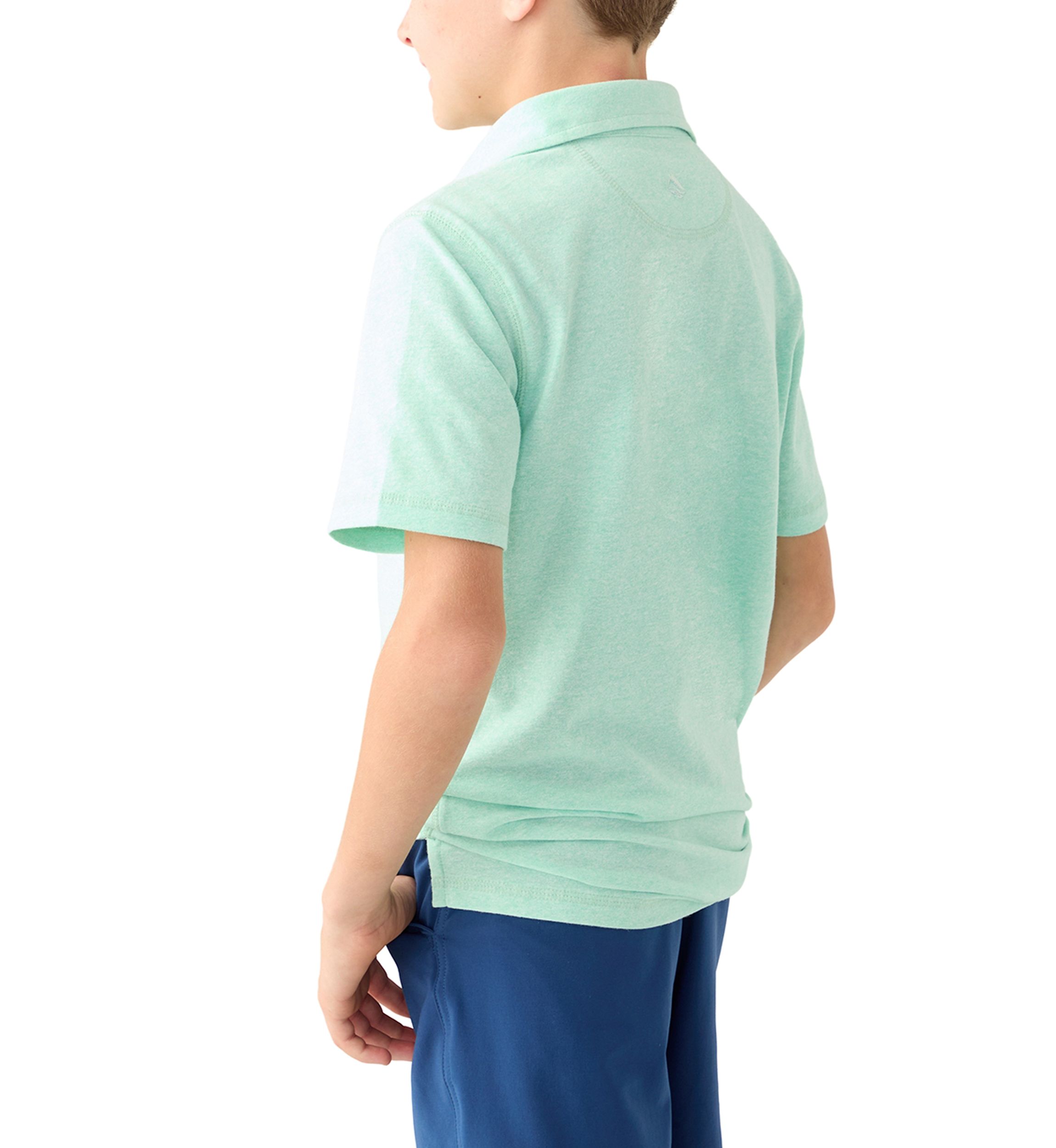 Boys 8-20 Short Sleeve Jaspe Polo Shirt