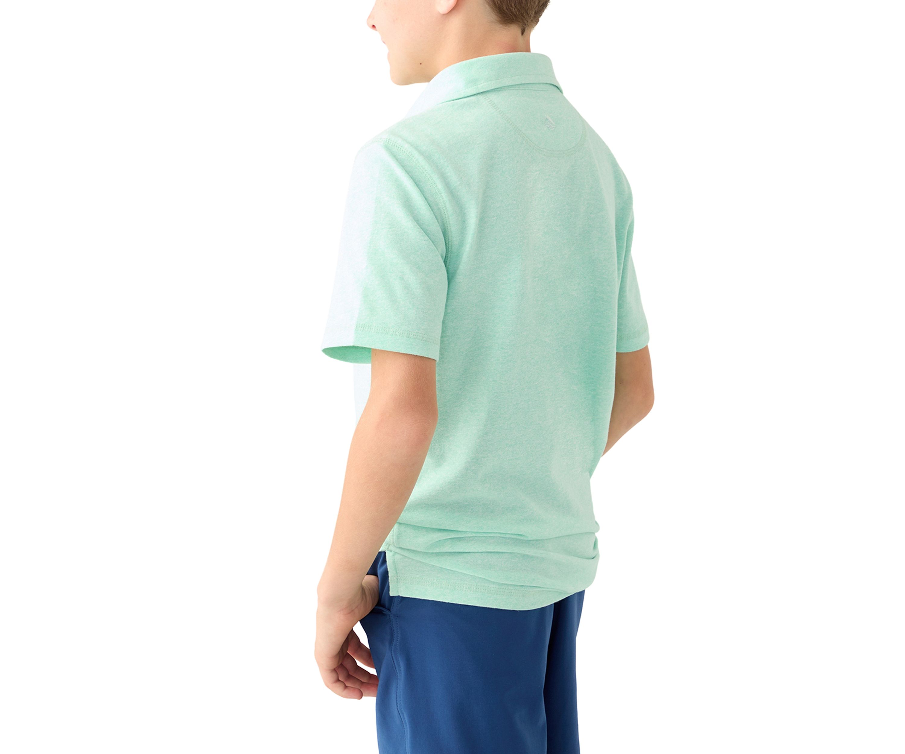 Boys 8-20 Short Sleeve Jaspe Polo Shirt