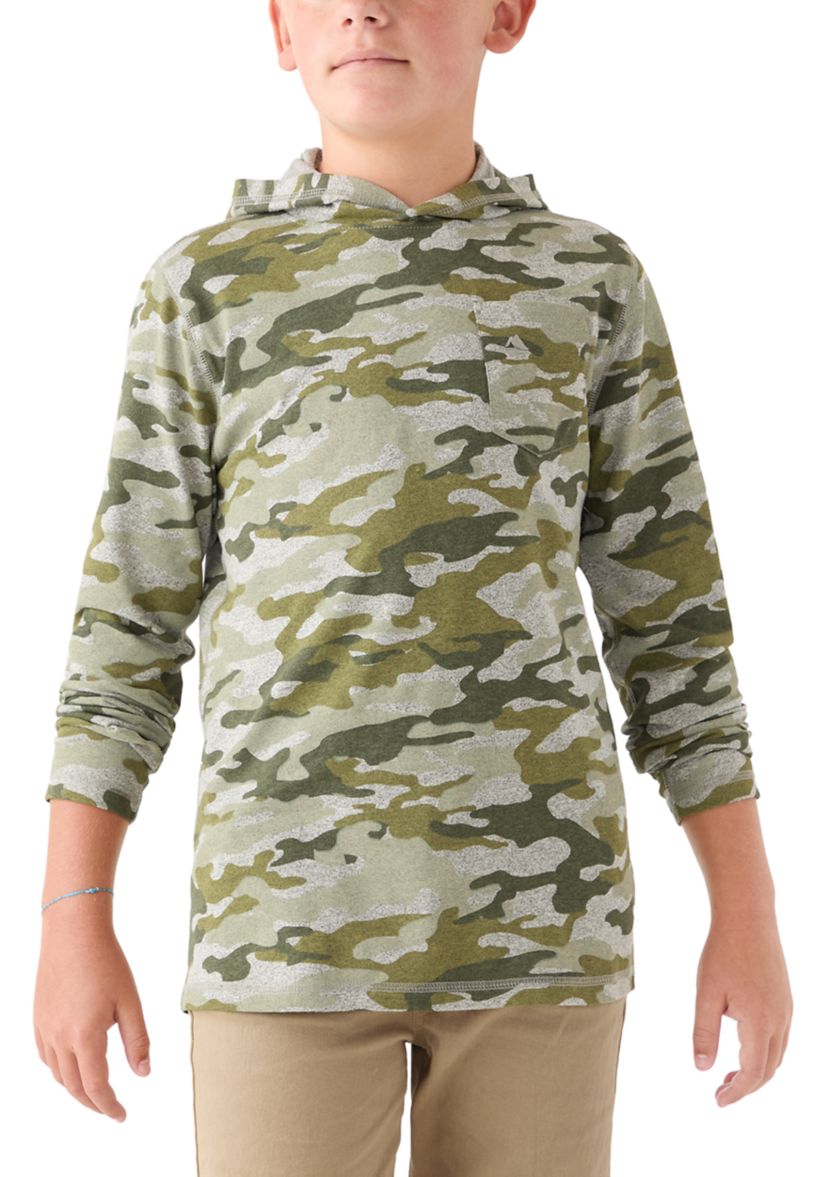 Boys 8-20 Long Sleeve Jaspe Hoodie