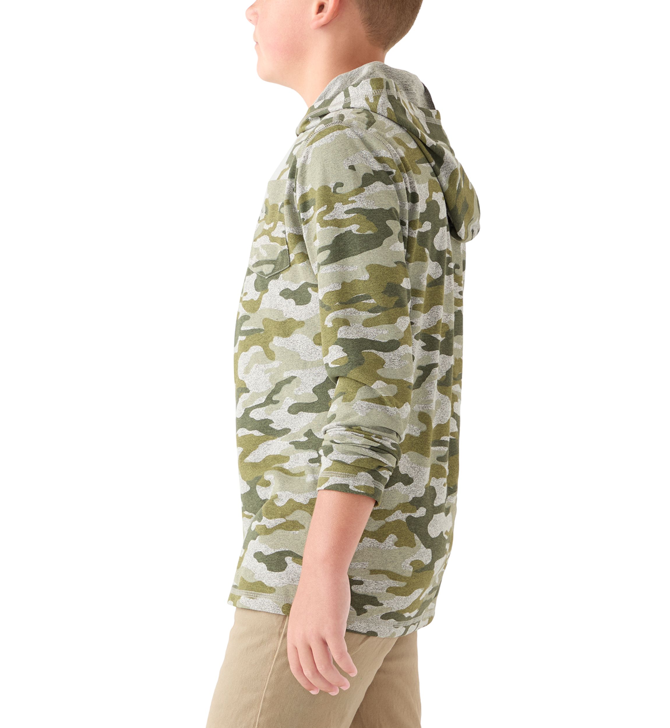 Boys 8-20 Long Sleeve Jaspe Hoodie