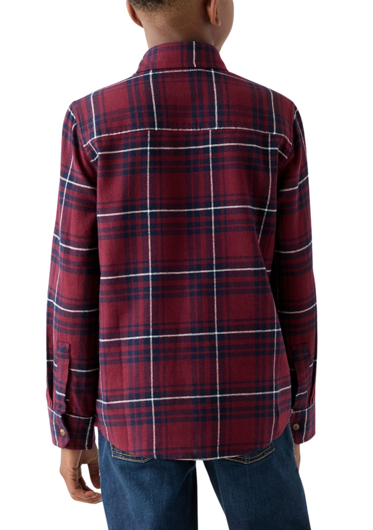 Boys 8-20 Long Sleeve Flannel Shirt