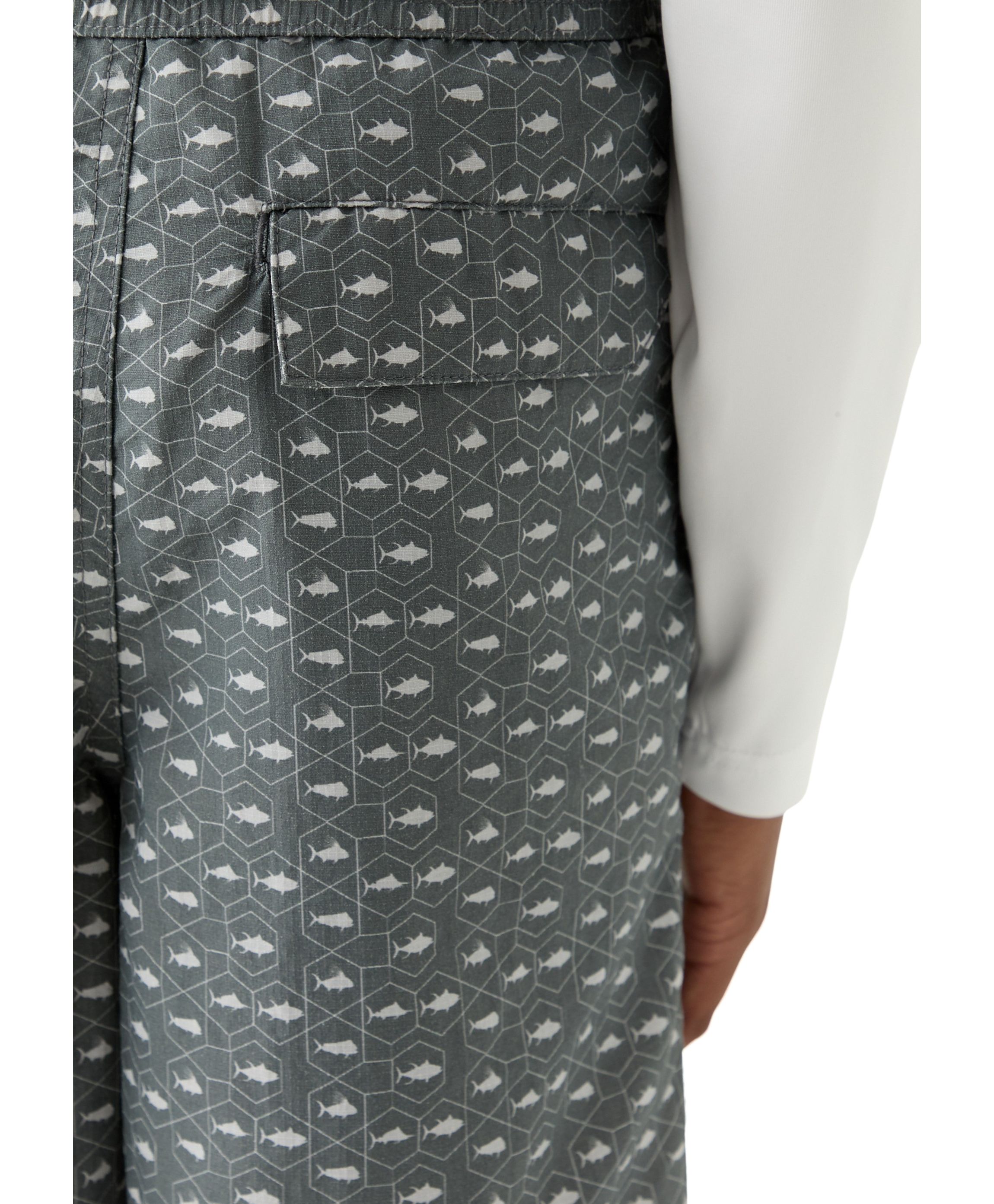 Boys 8-20 Shark Printed Swim Trunks