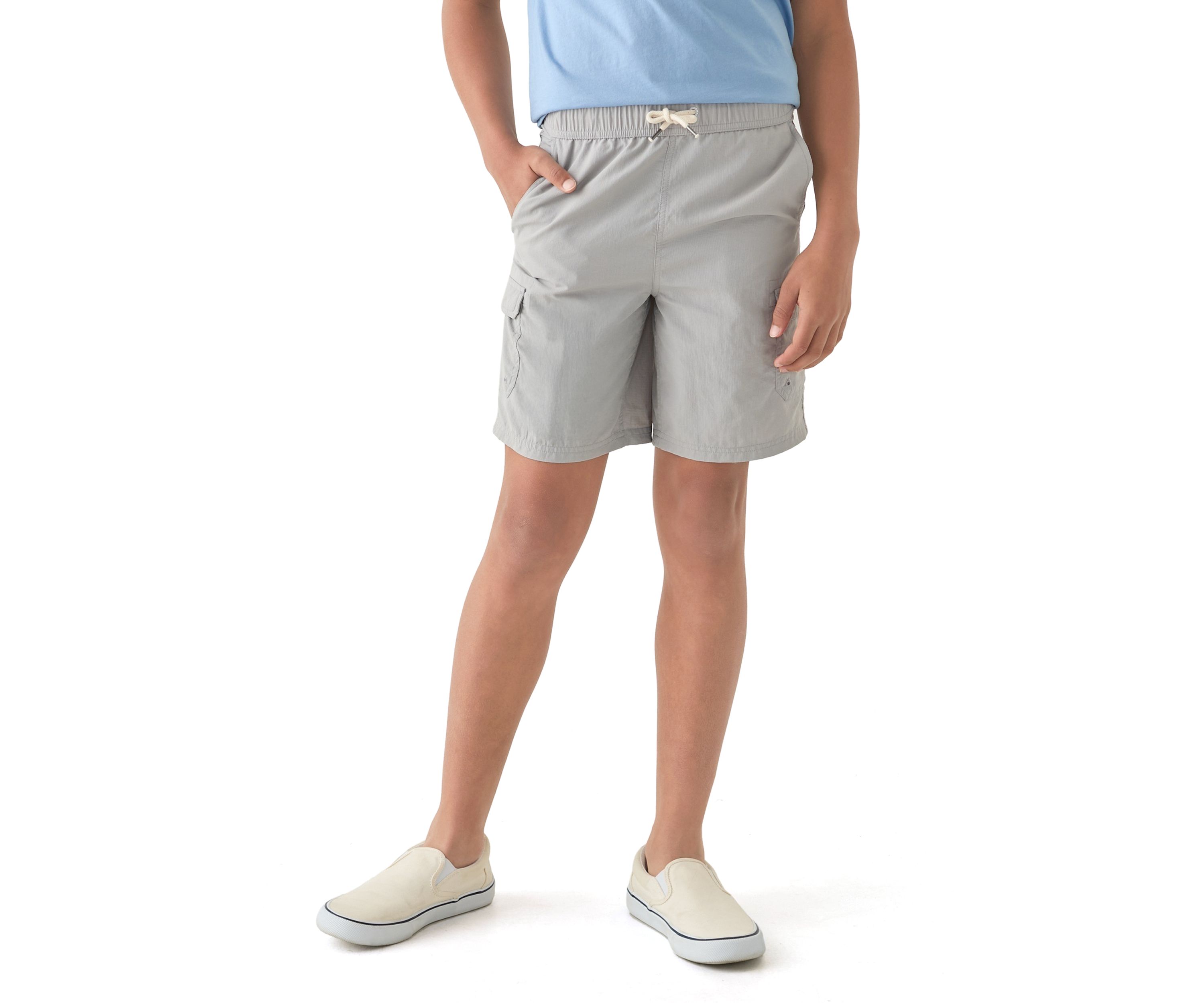 Boys 8-20 Woven Pull On Cargo Shorts