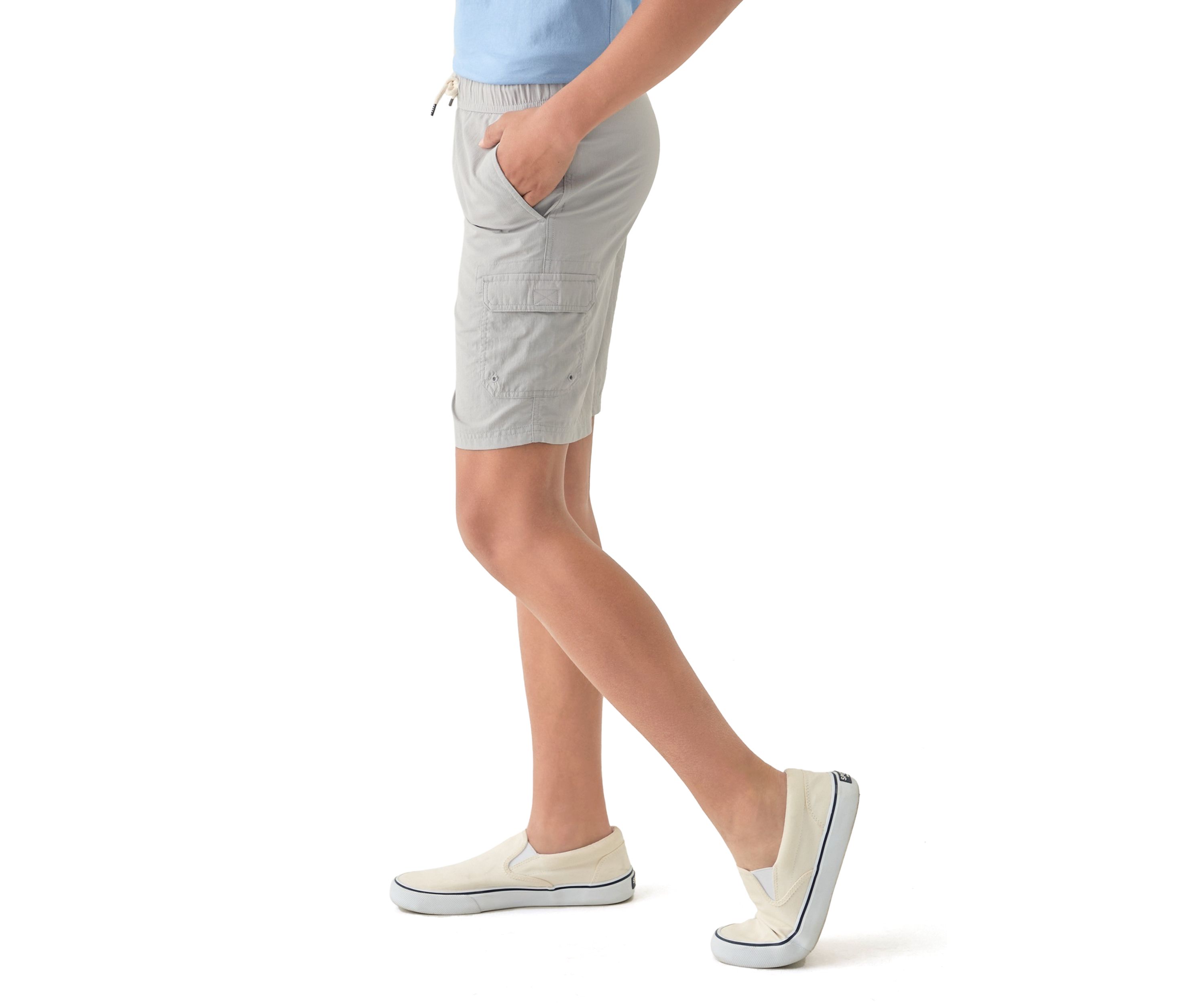 Boys 8-20 Woven Pull On Cargo Shorts