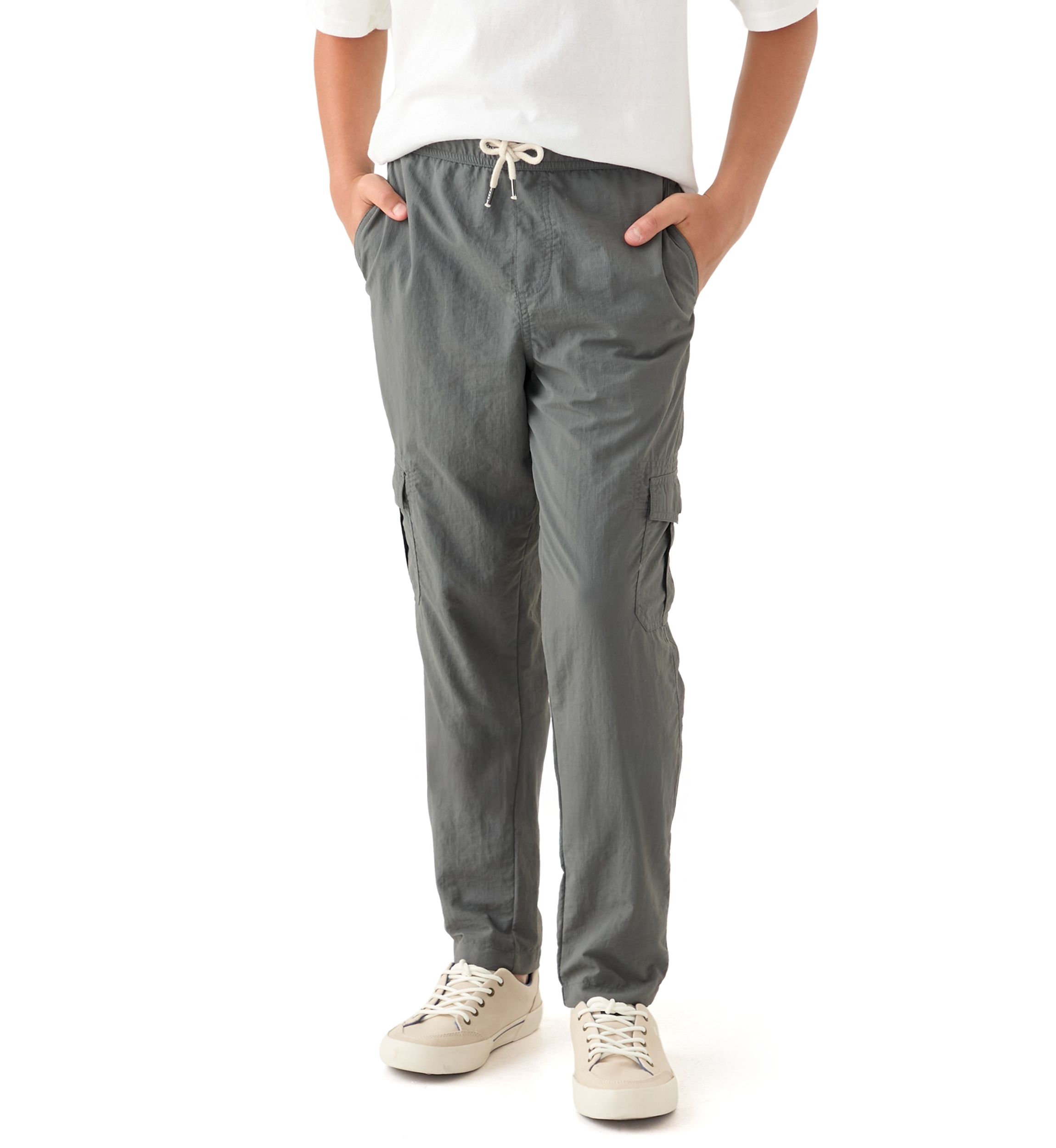Boys 8-20 Woven Pull On Cargo Pants