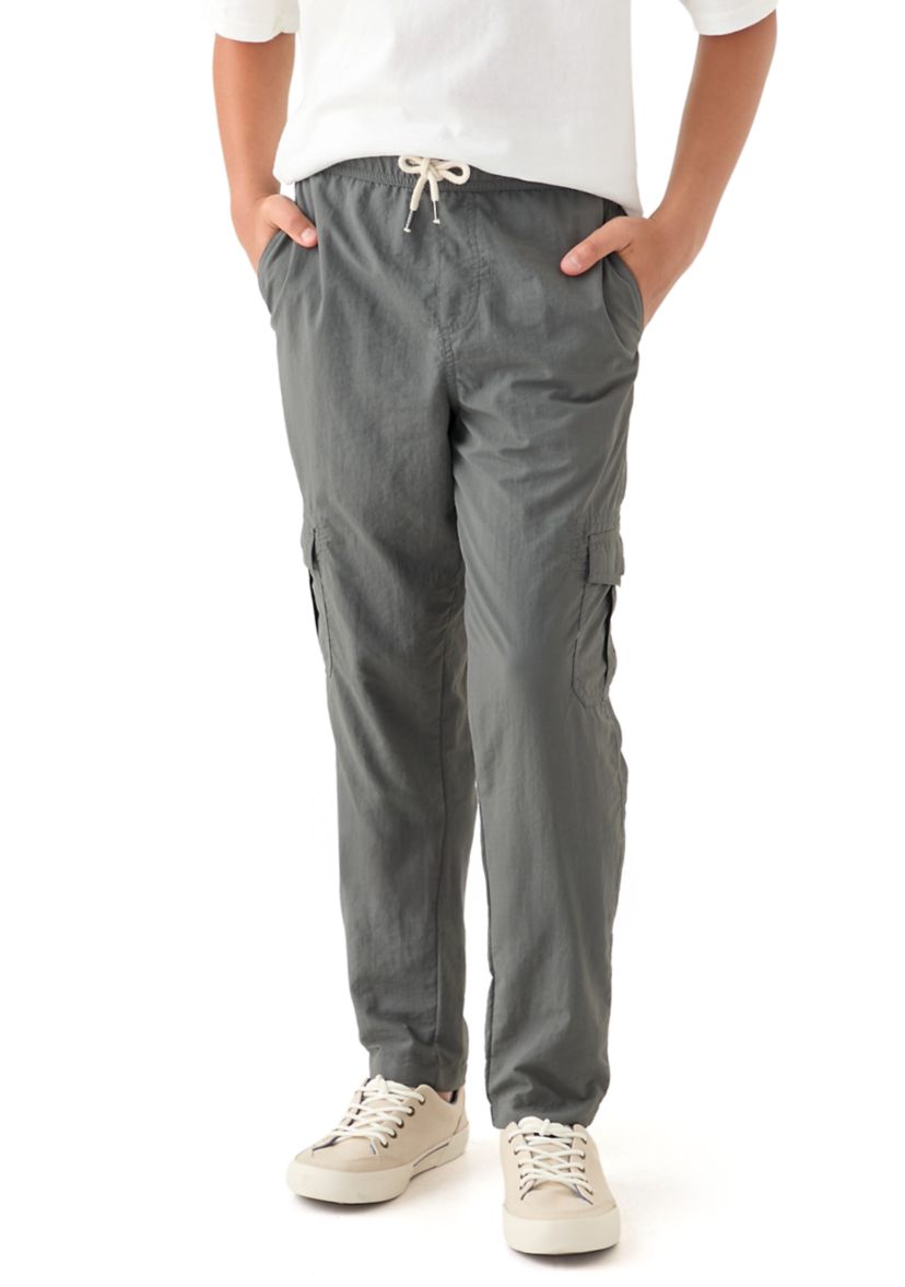 Boys 8-20 Woven Pull On Cargo Pants