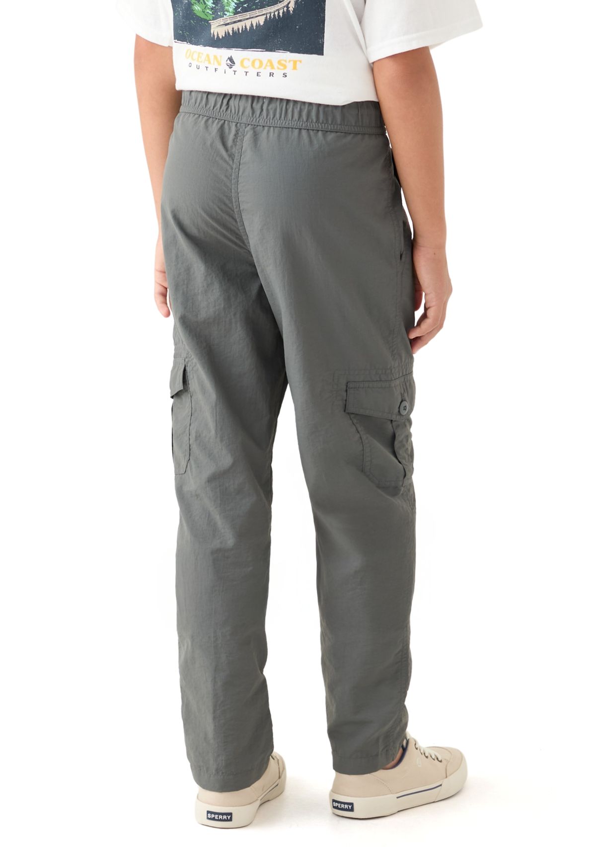 Boys 8-20 Woven Pull On Cargo Pants