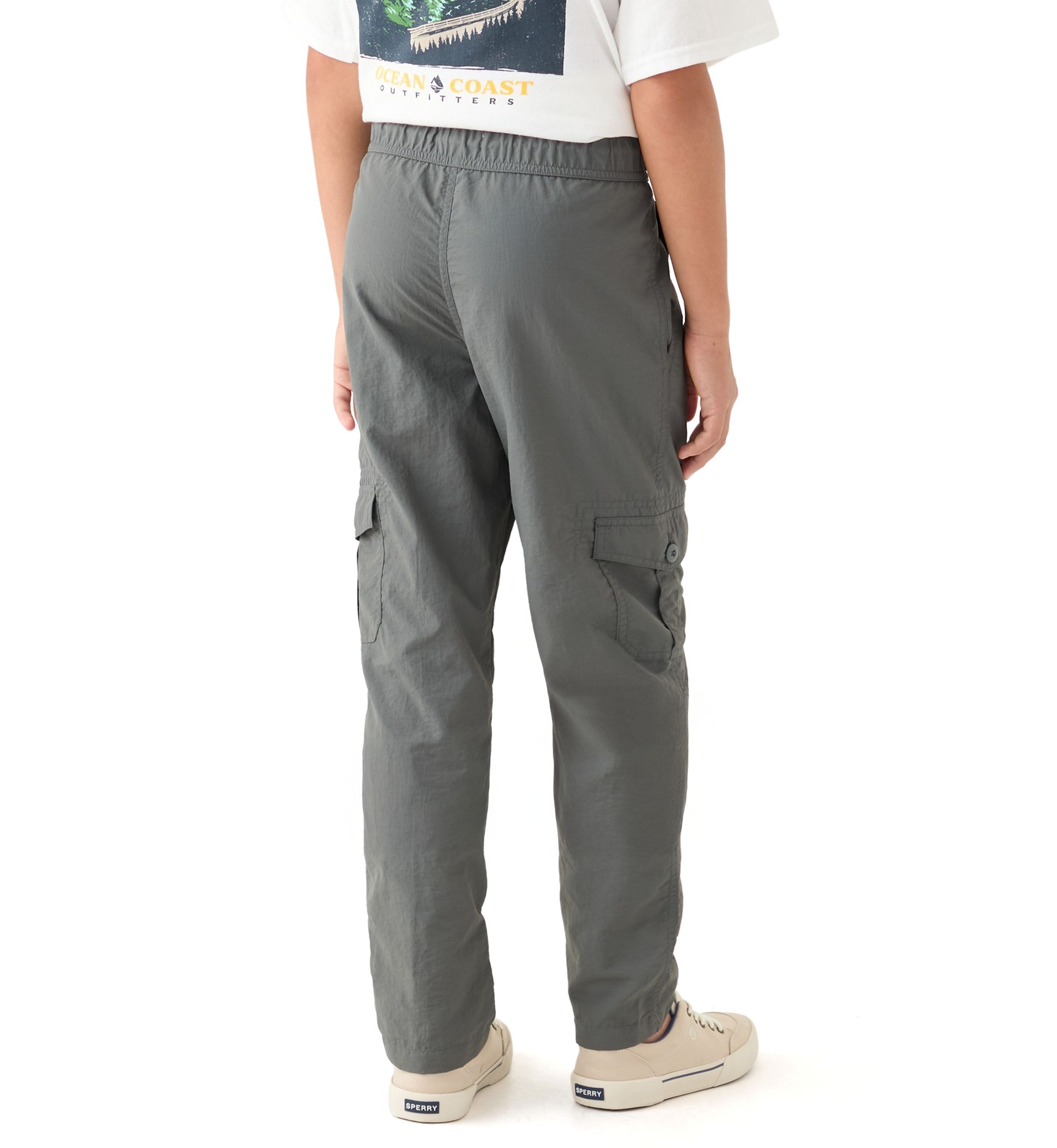 Boys 8-20 Woven Pull On Cargo Pants