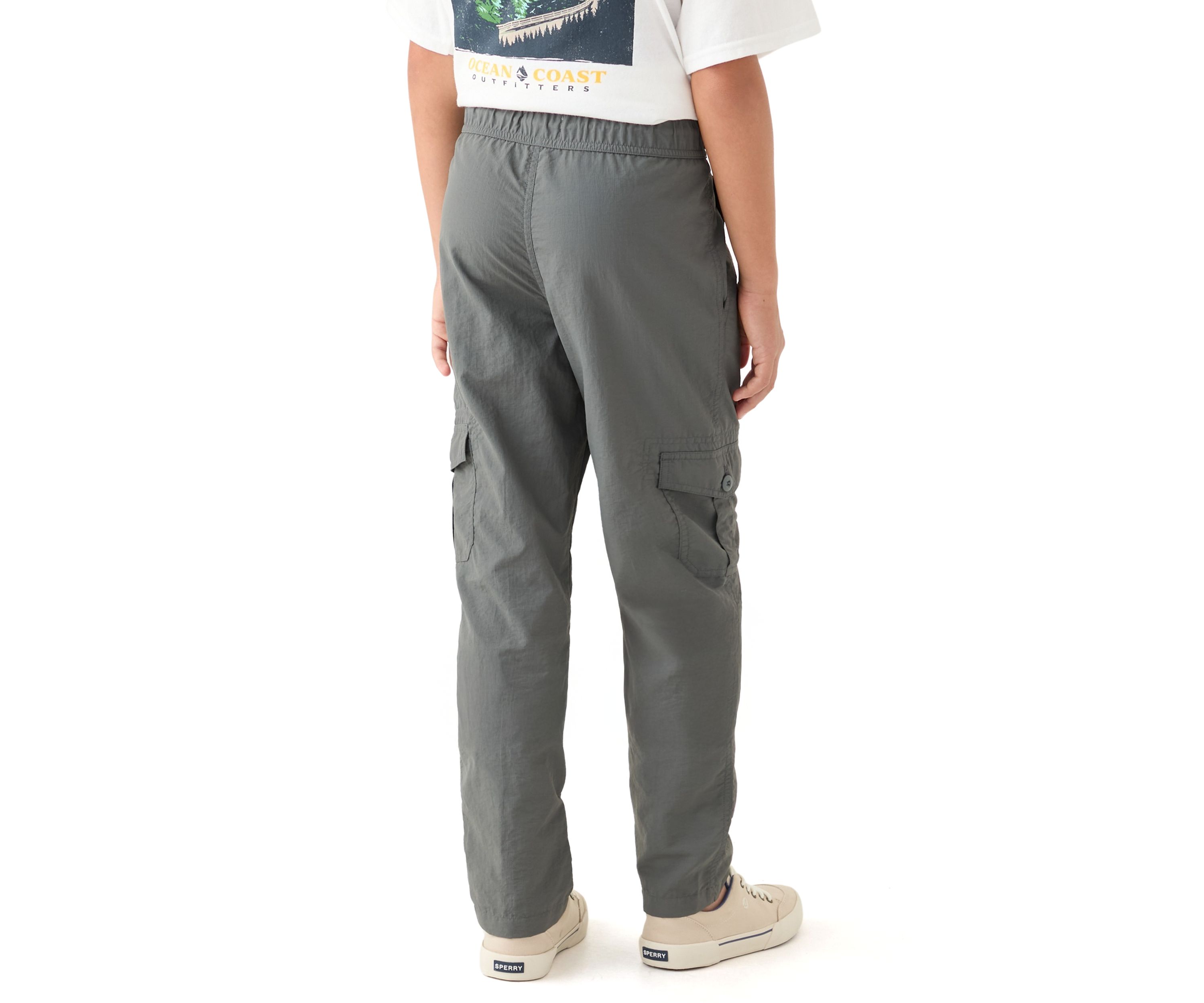 Boys 8-20 Woven Pull On Cargo Pants