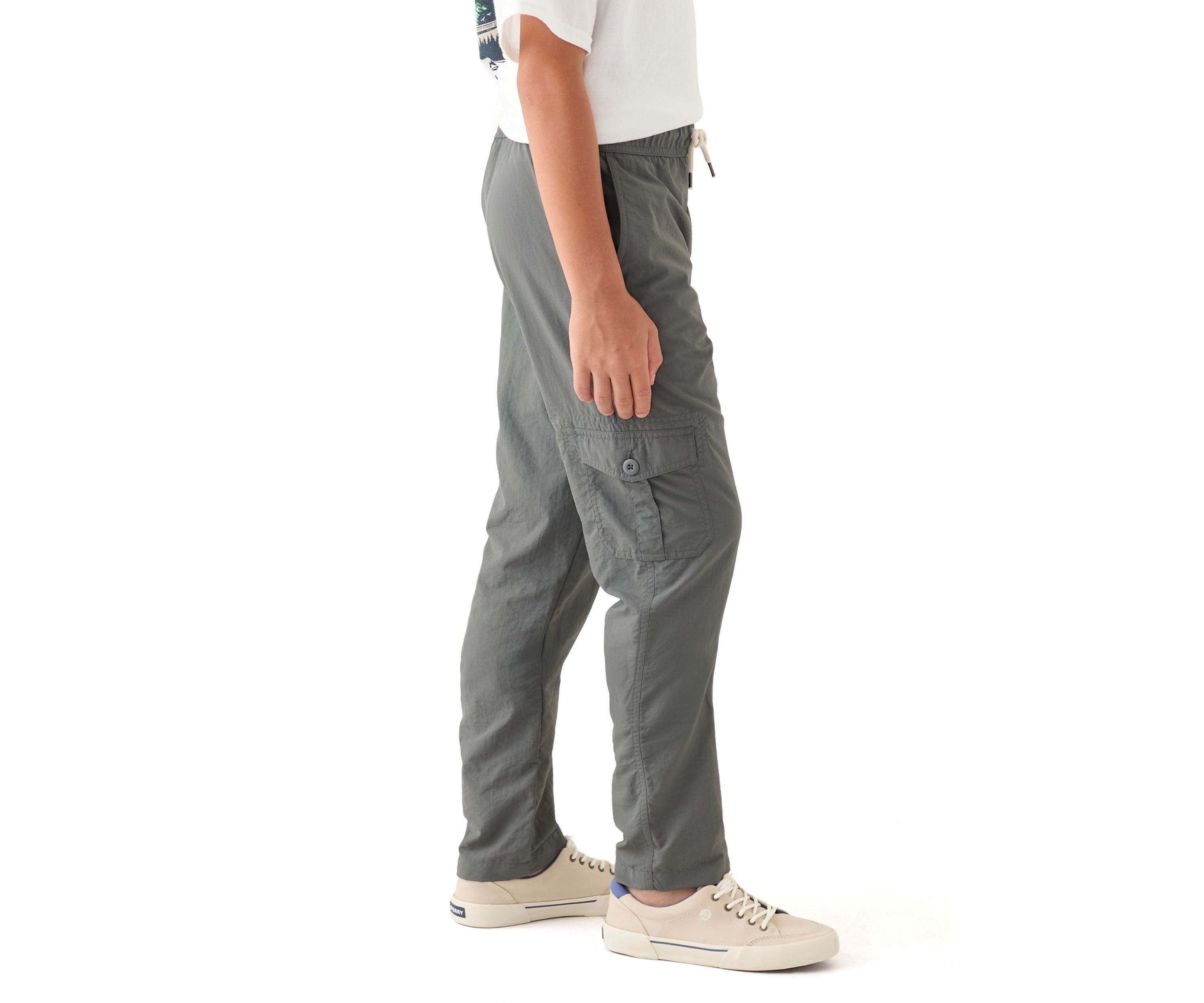 Boys 8-20 Woven Pull On Cargo Pants