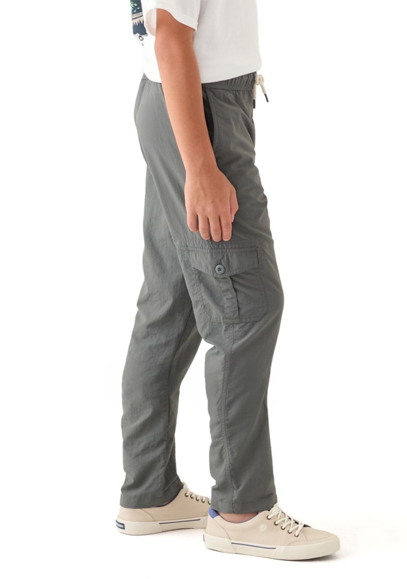 Boys 8-20 Woven Pull On Cargo Pants