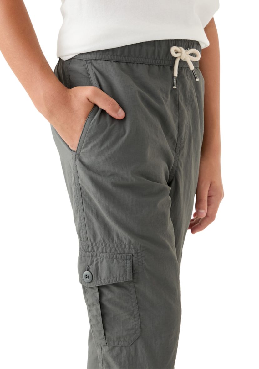 Boys 8-20 Woven Pull On Cargo Pants