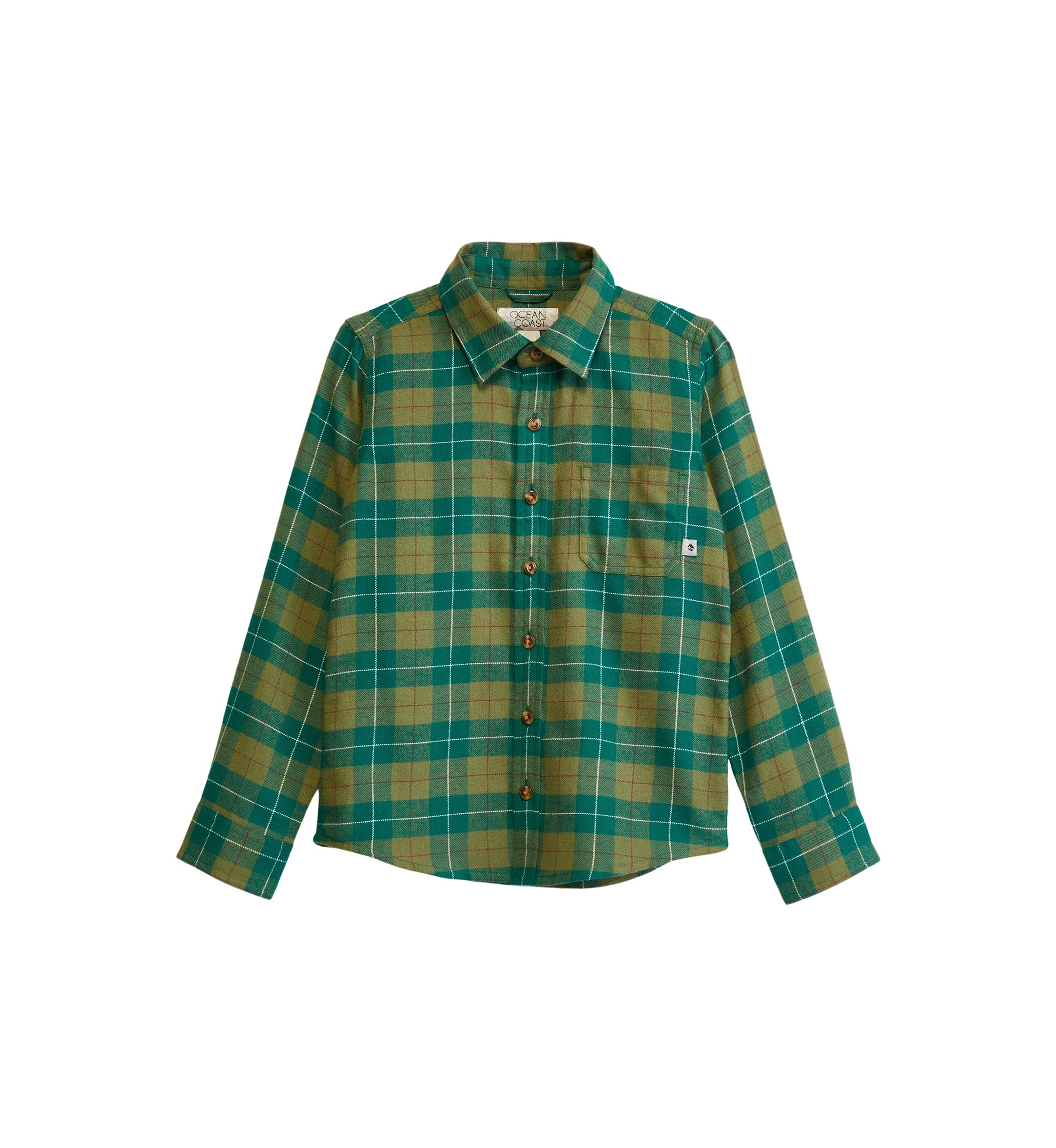 Boys 4-7 Long Sleeve Flannel Shirt
