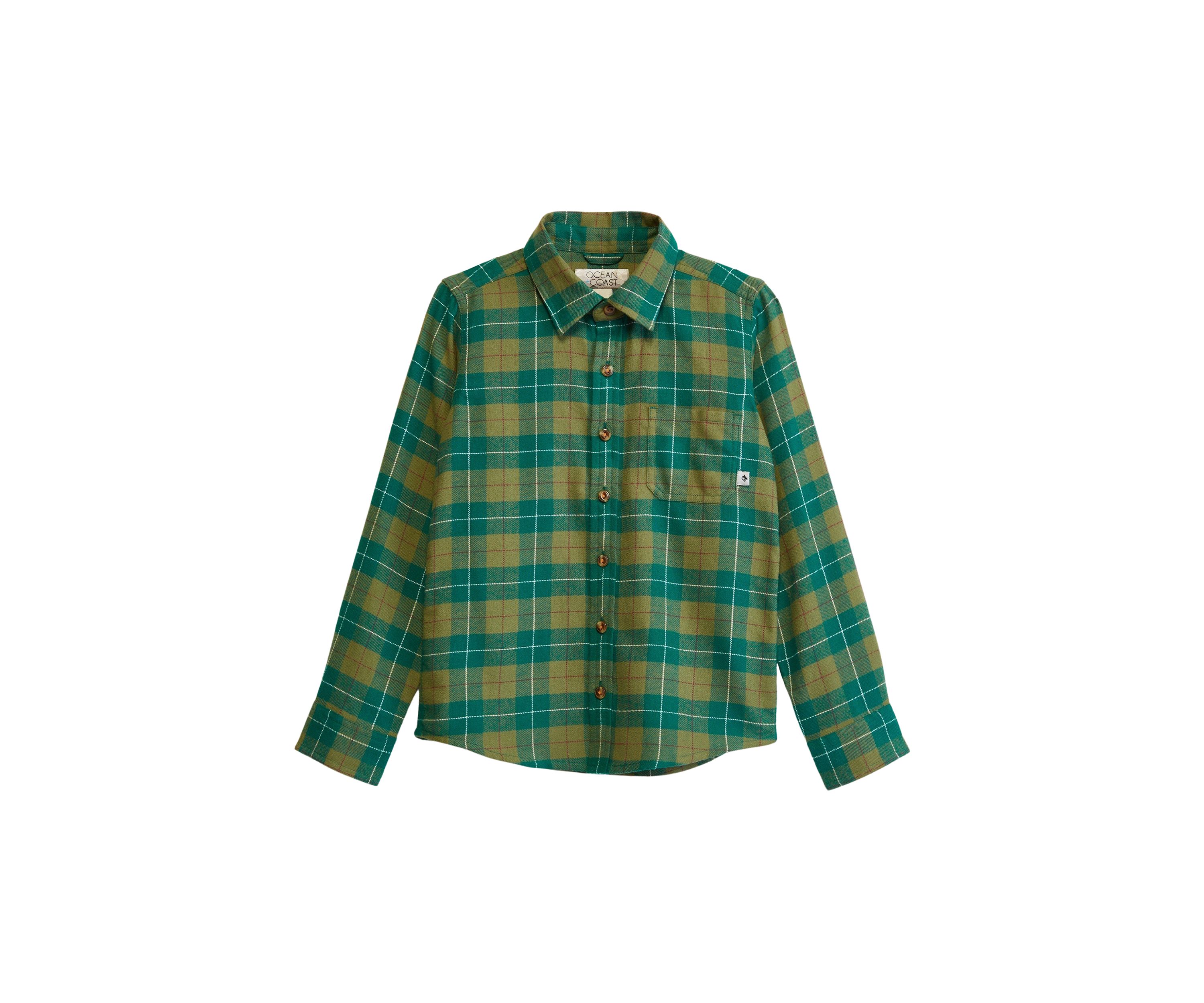 Boys 4-7 Long Sleeve Flannel Shirt