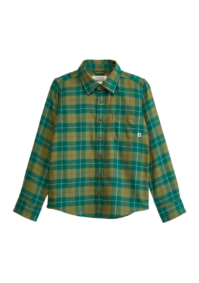 Boys 4-7 Long Sleeve Flannel Shirt