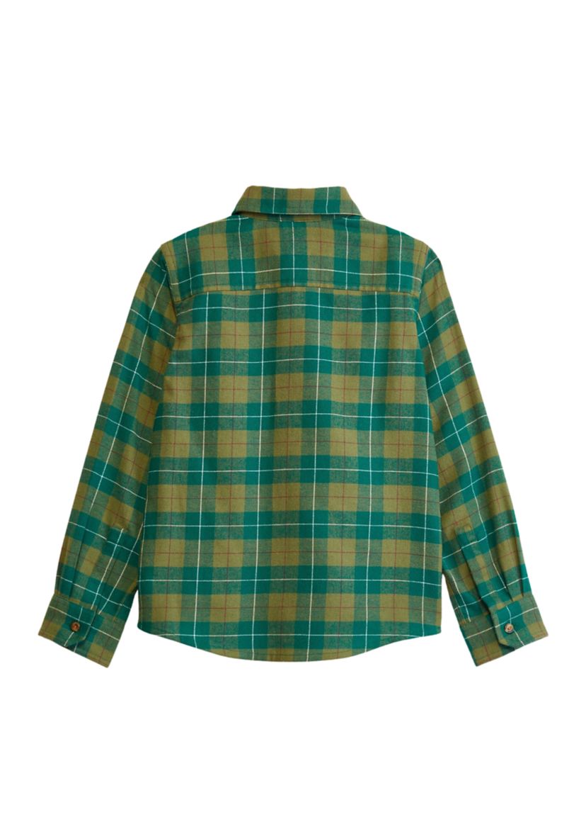 Boys 4-7 Long Sleeve Flannel Shirt
