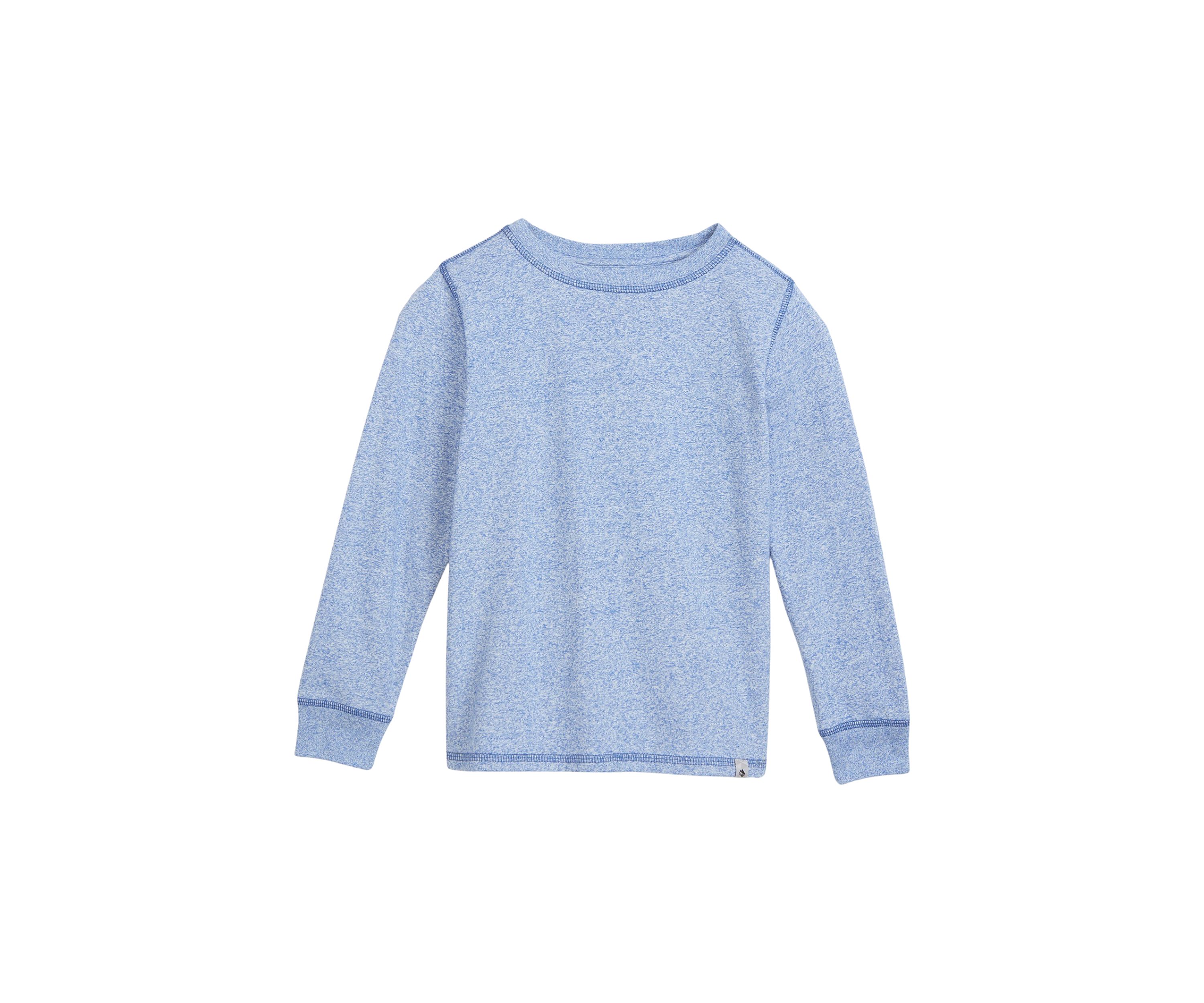 Boys 4-7 Long Sleeve Jaspe Crew Neck T-Shirt