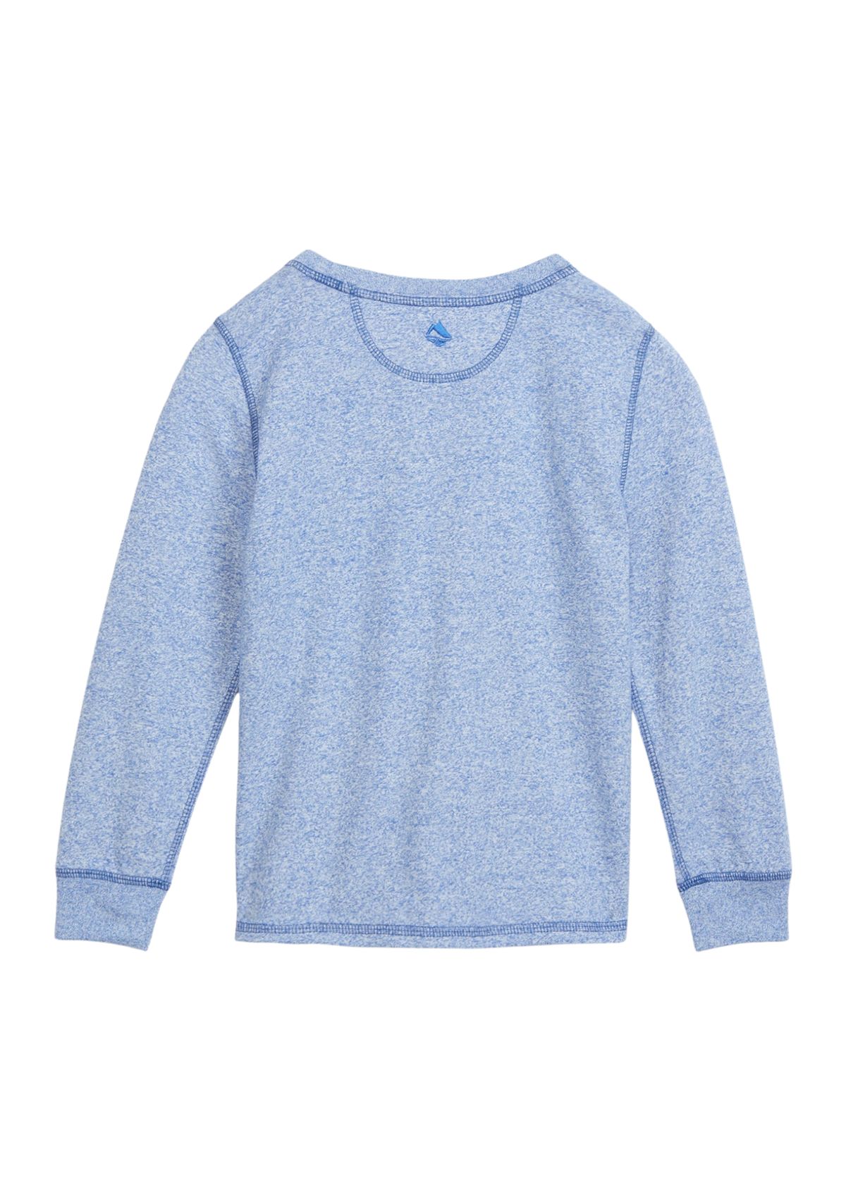 Boys 4-7 Long Sleeve Jaspe Crew Neck T-Shirt