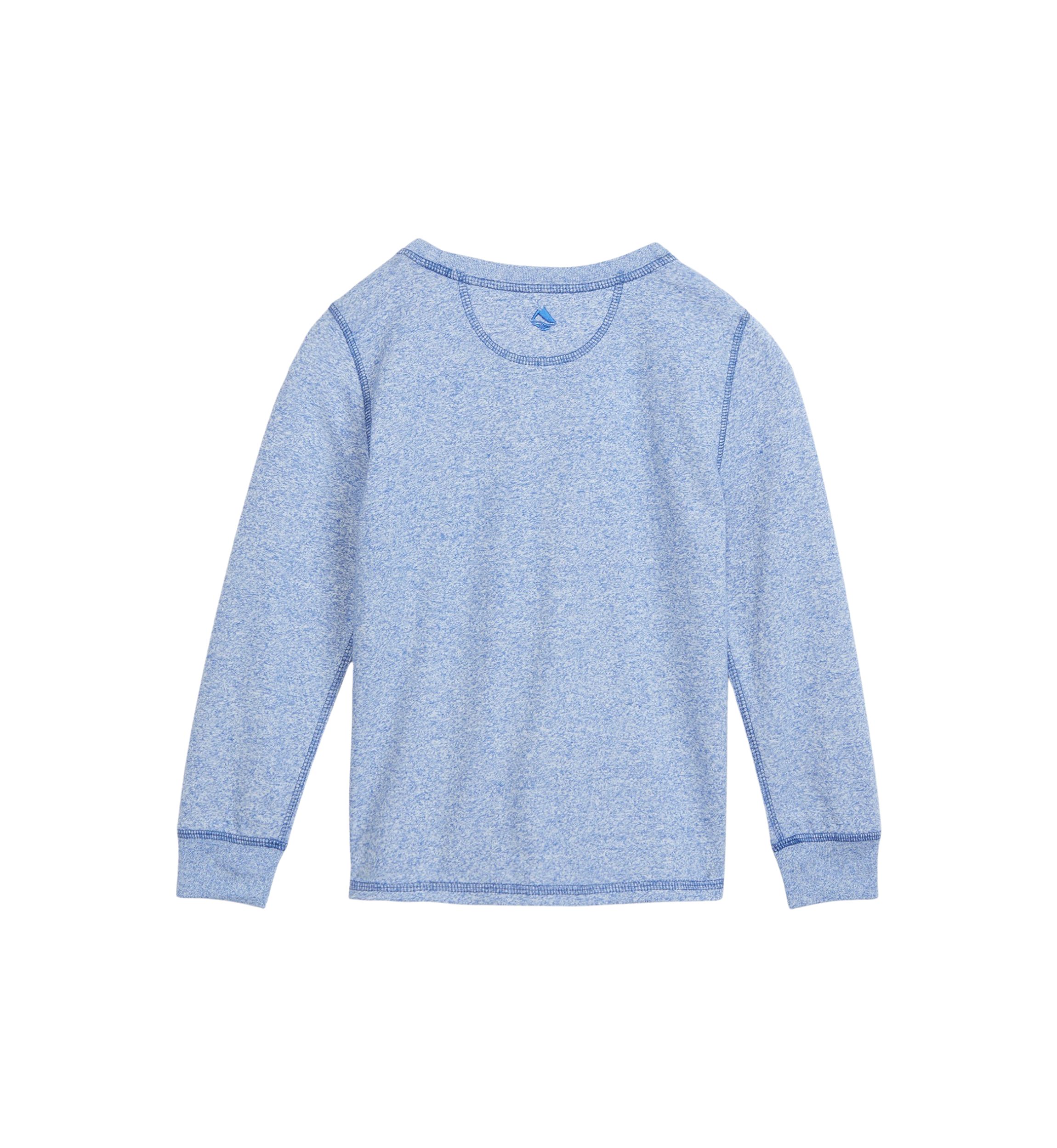 Boys 4-7 Long Sleeve Jaspe Crew Neck T-Shirt
