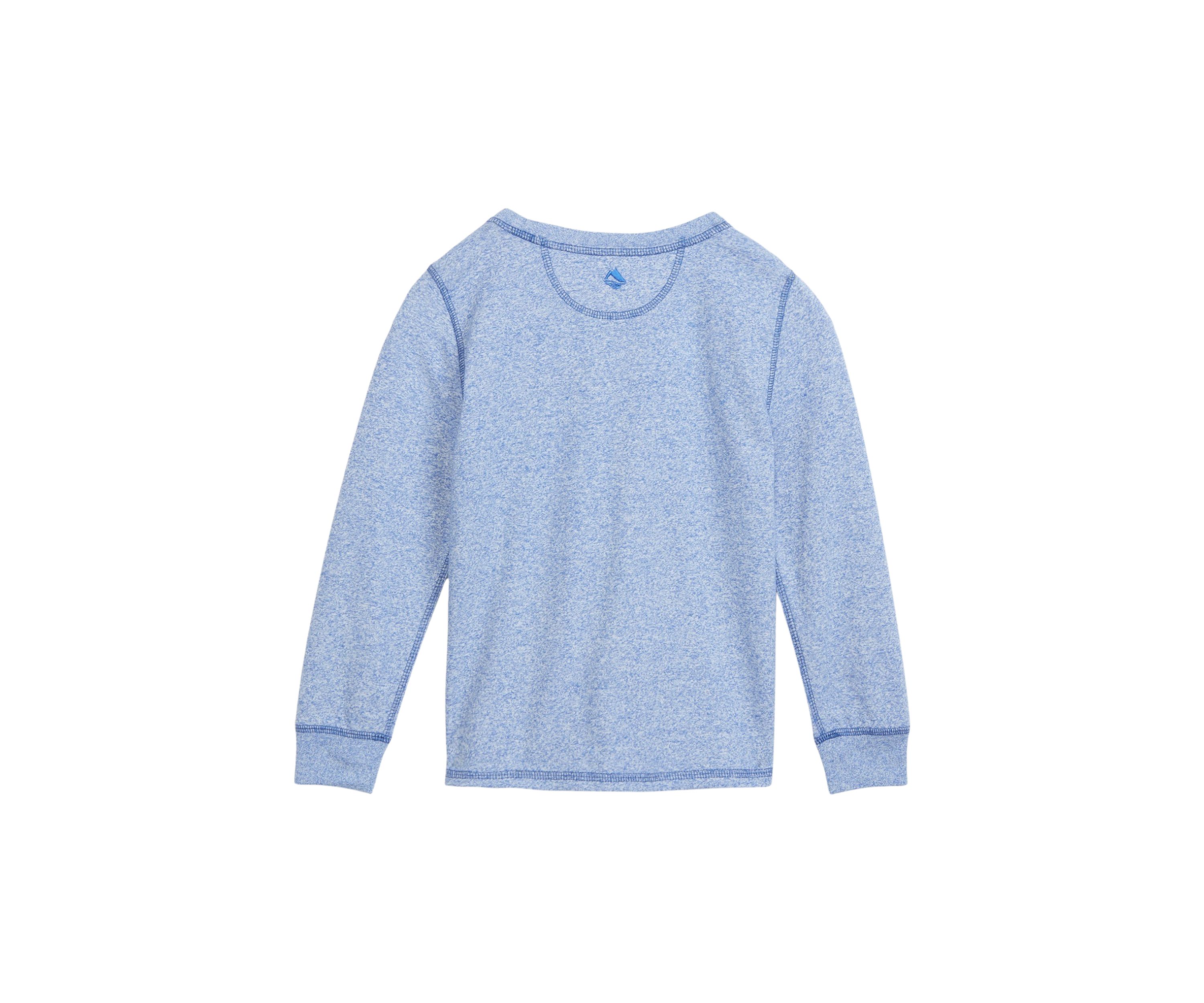 Boys 4-7 Long Sleeve Jaspe Crew Neck T-Shirt