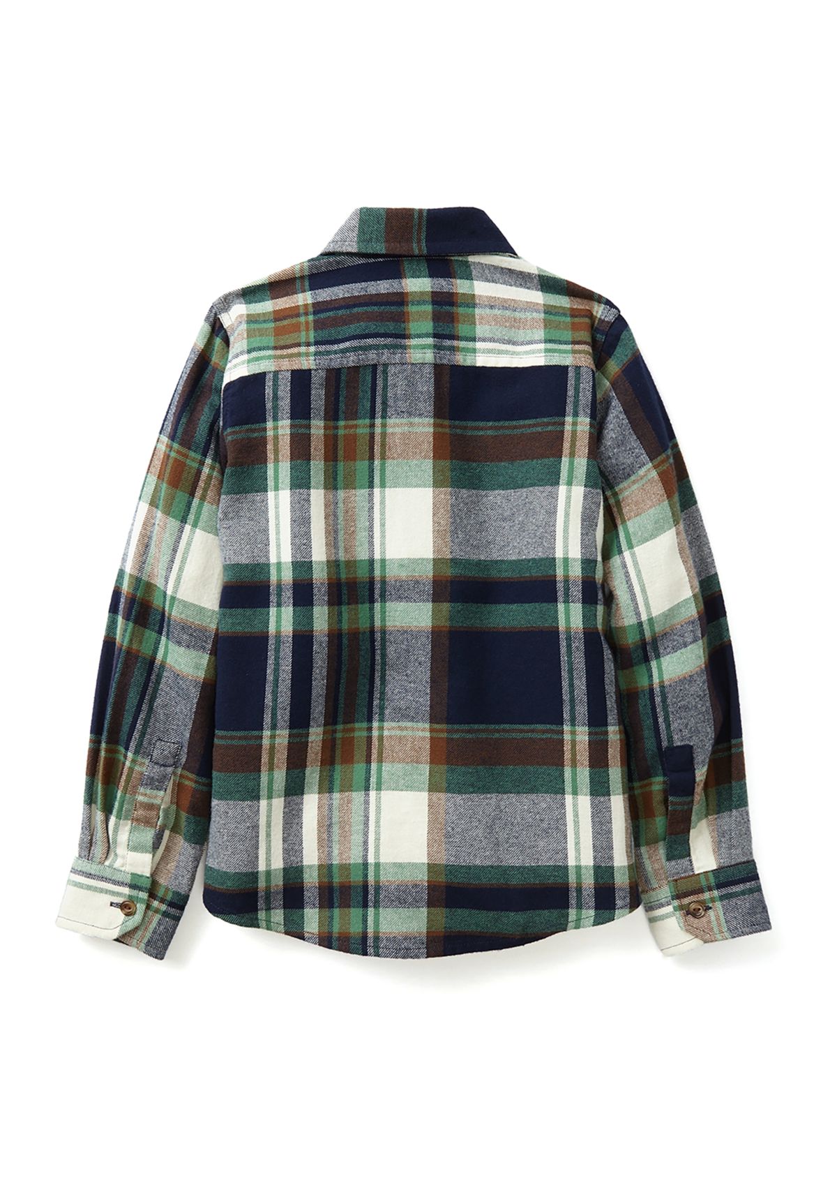 Boys 4-7 Yarn Dyed Long Sleeve Flannel Shirt