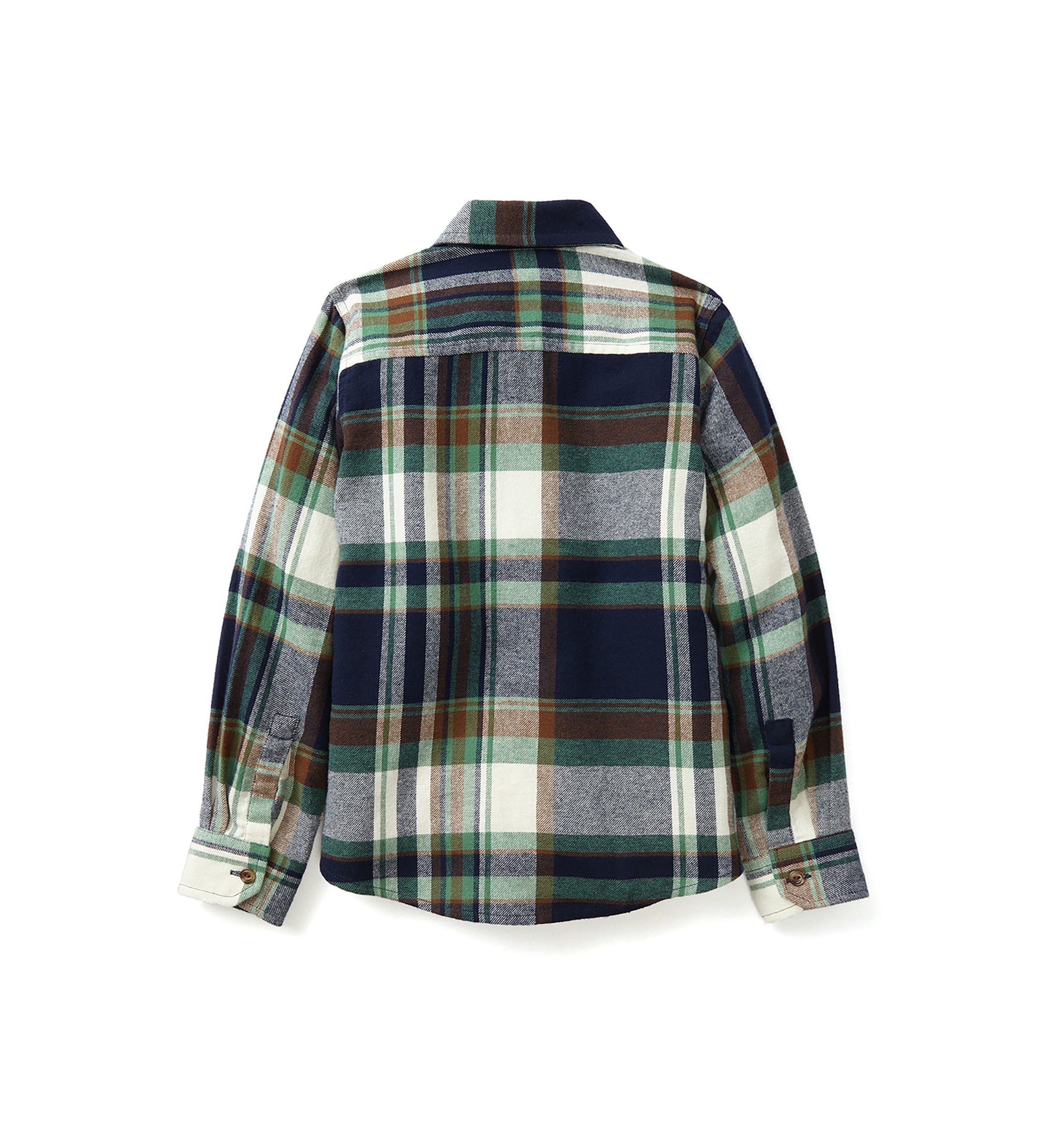 Boys 4-7 Yarn Dyed Long Sleeve Flannel Shirt