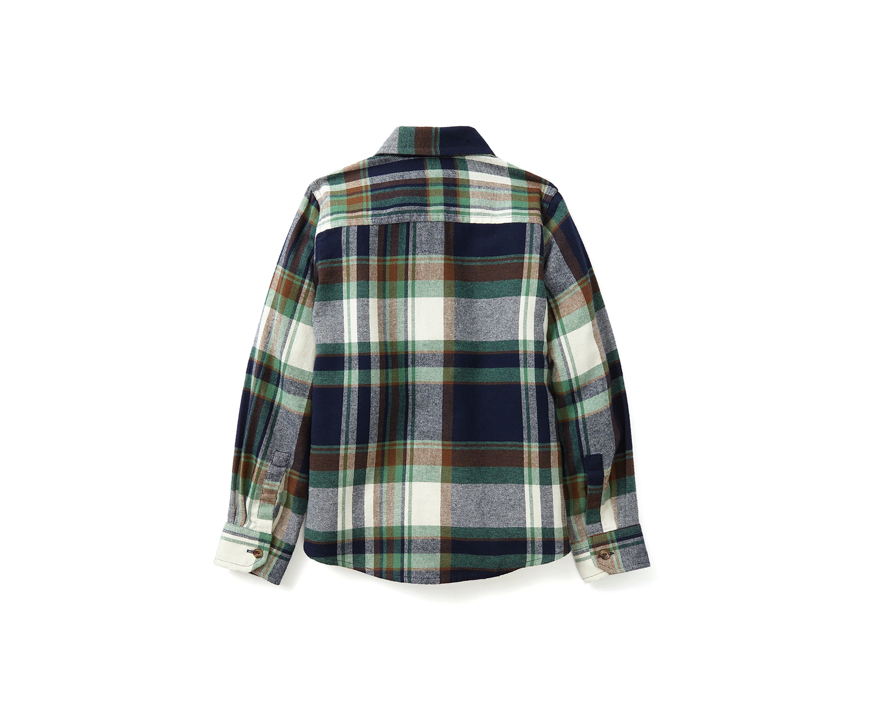 Boys 4-7 Yarn Dyed Long Sleeve Flannel Shirt