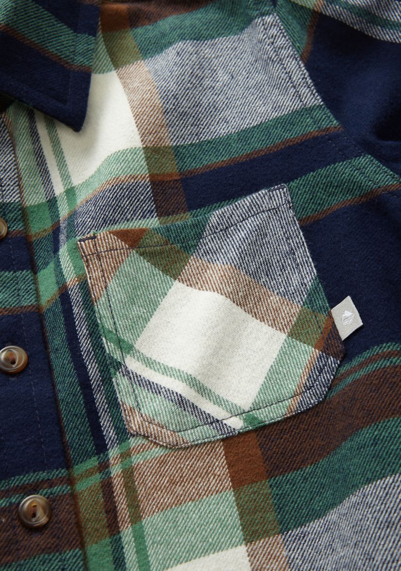 Boys 4-7 Yarn Dyed Long Sleeve Flannel Shirt