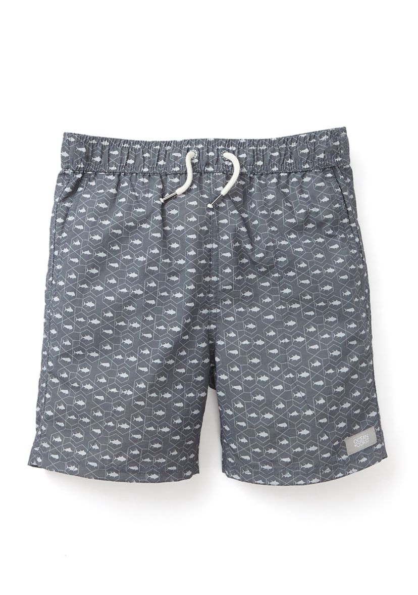 Boys 4-7 Printed Swim Trunks 