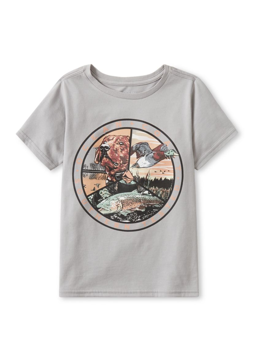 Boys 4-7 Short Sleeve Front Graphic Tee