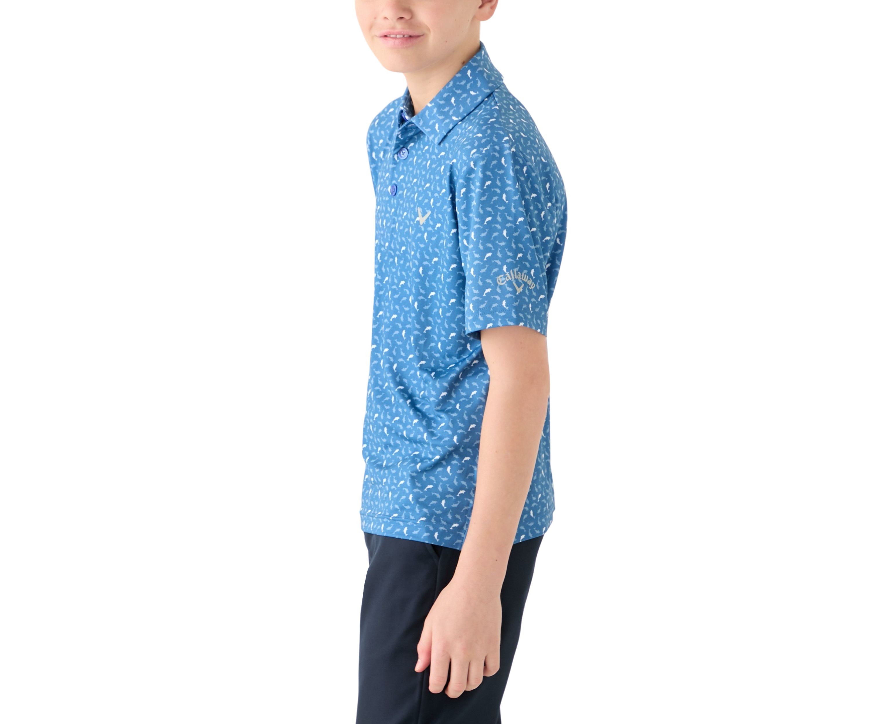 Boys 8-20 Printed Polo Shirt 