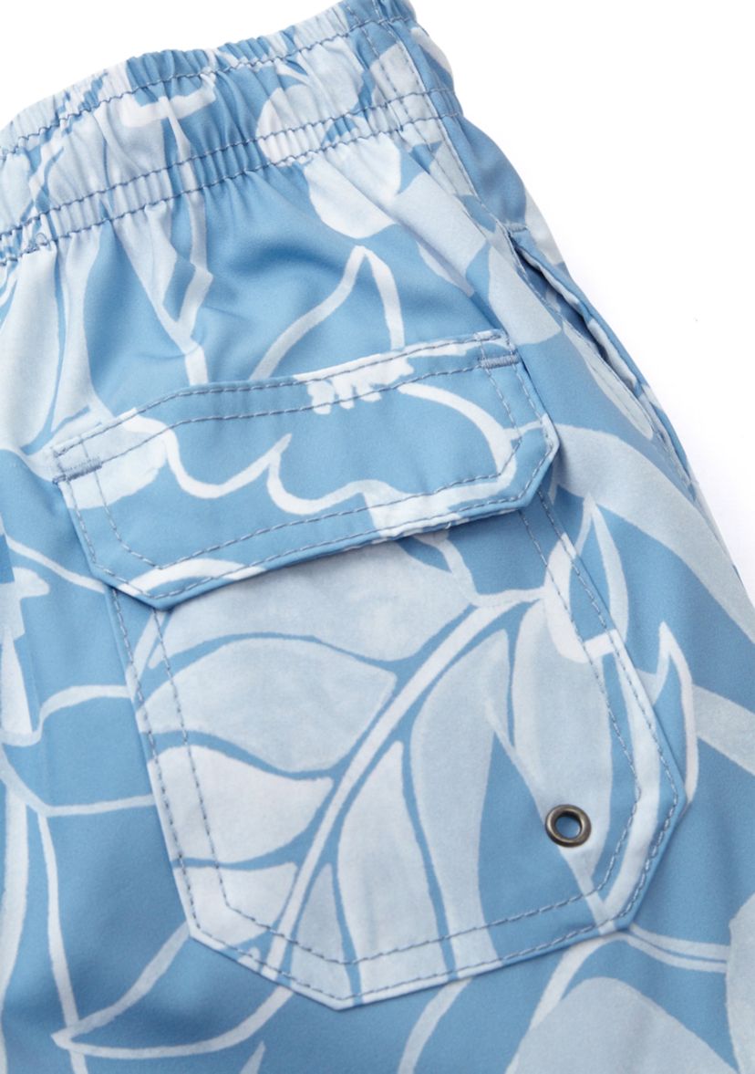 Boys 4-7 Floral Swim Trunks
