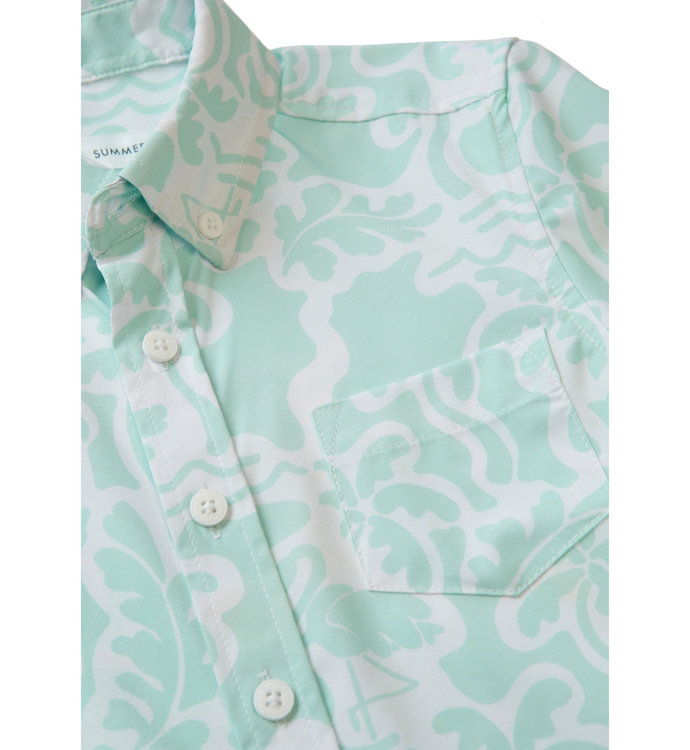 Boys 4-7 Flamingo Printed Shirt
