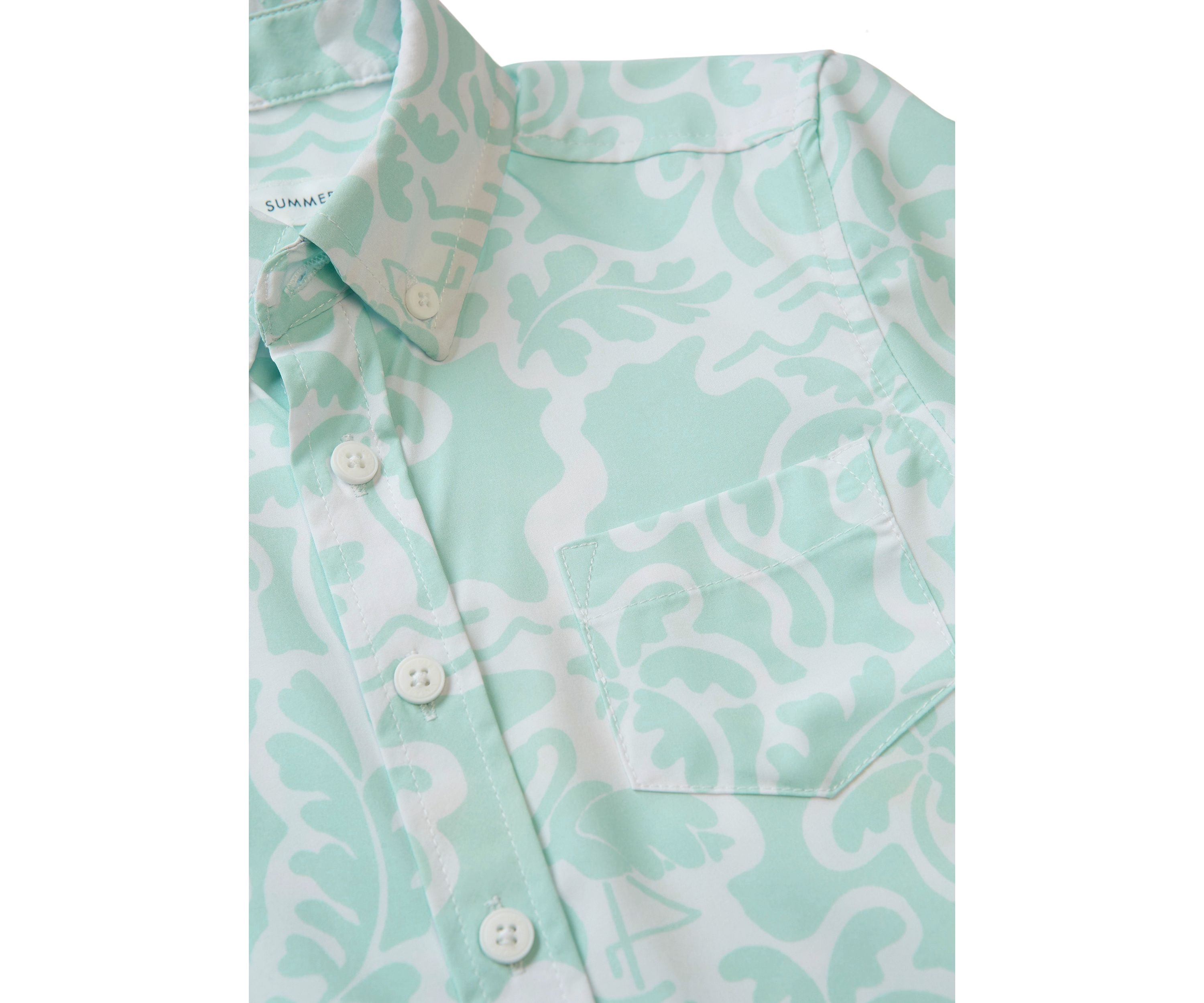 Boys 4-7 Flamingo Printed Shirt