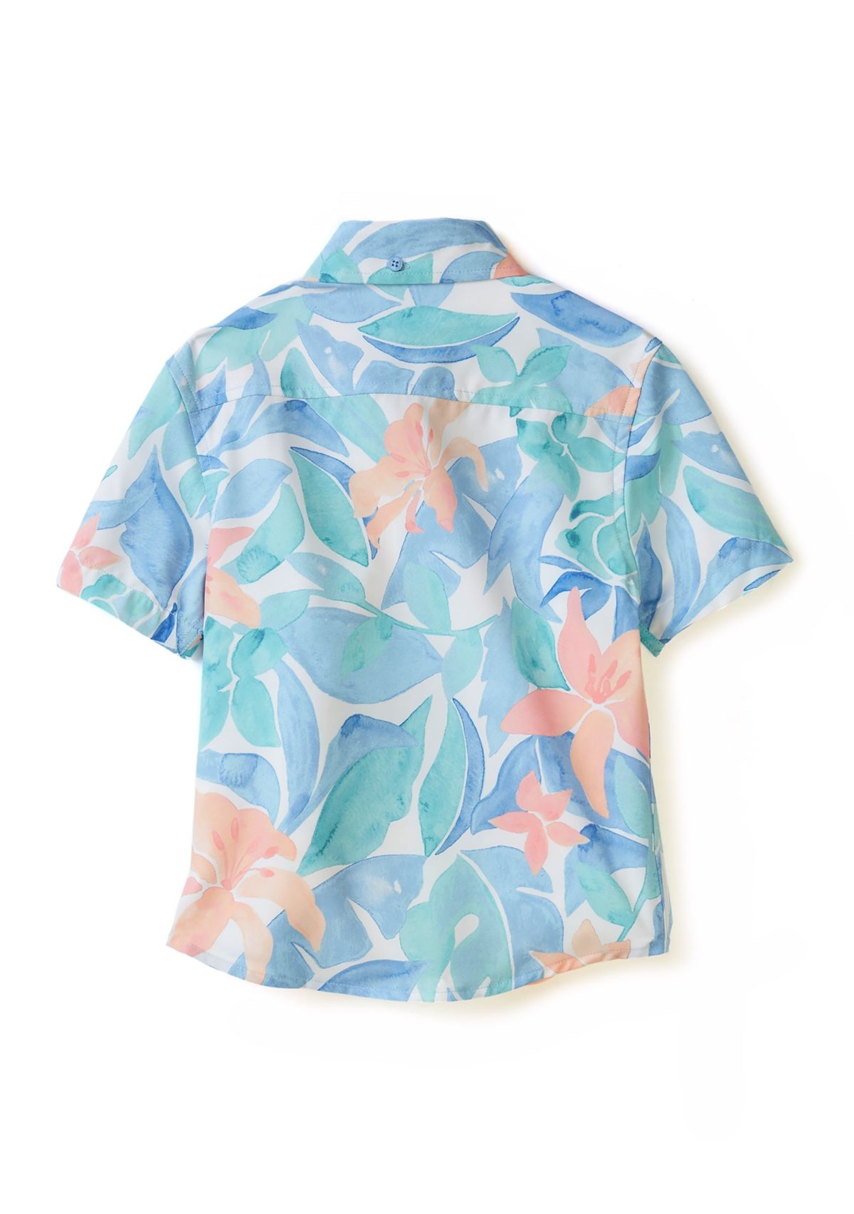 Boys 4-7 Floral Button Up Shirt 