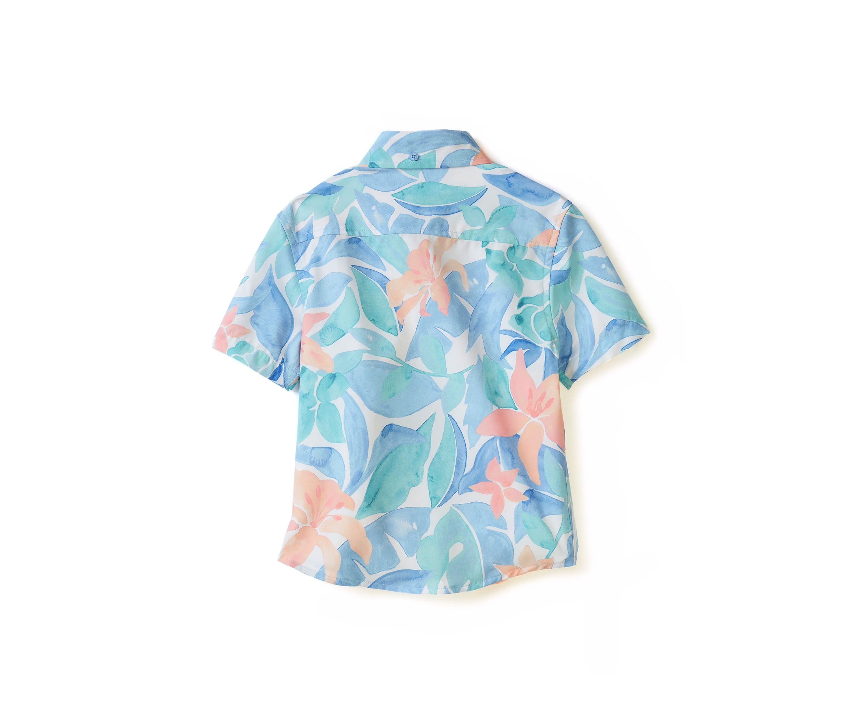 Boys 4-7 Floral Button Up Shirt 