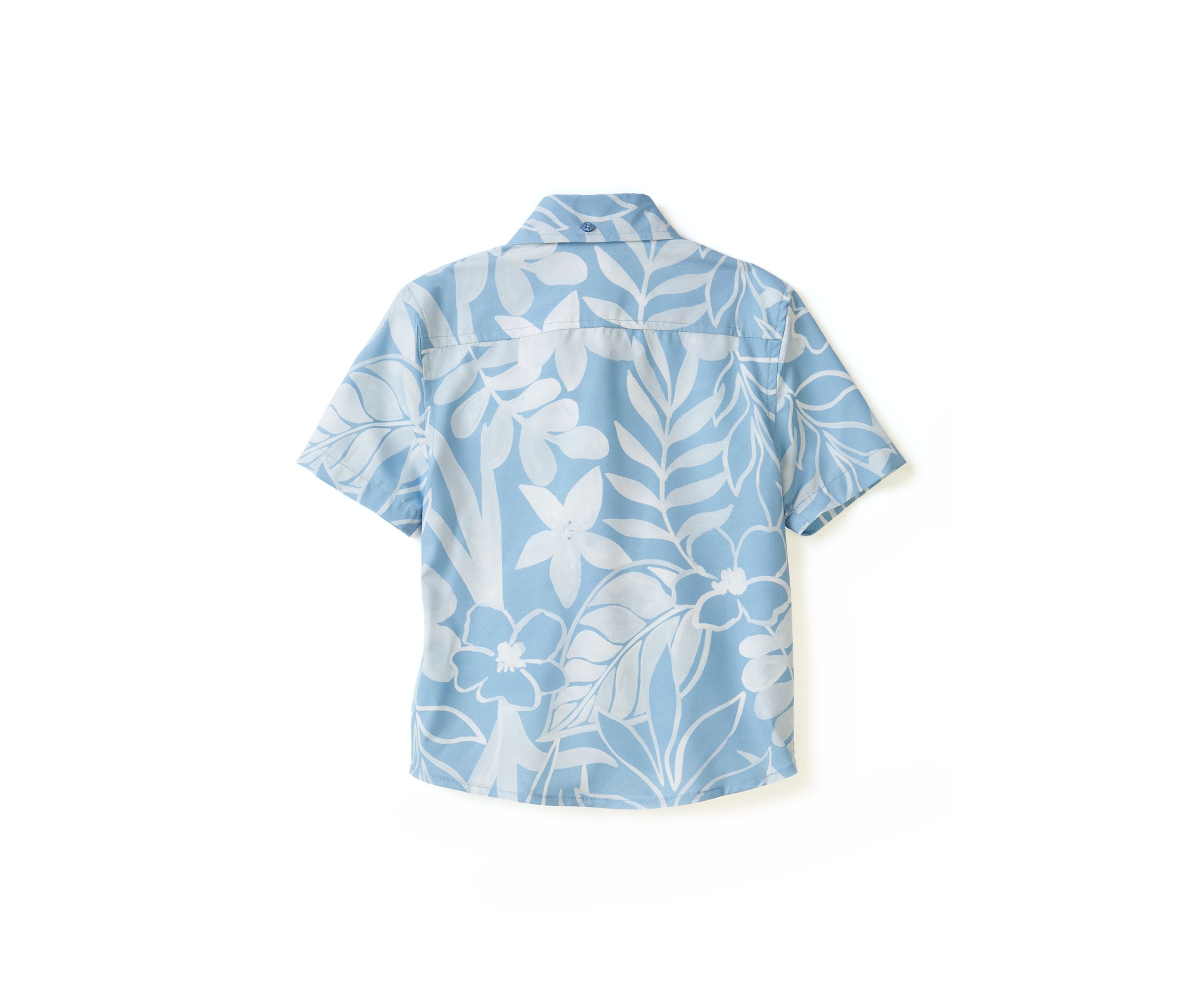 Boys 4-7 Floral Printed Shirt