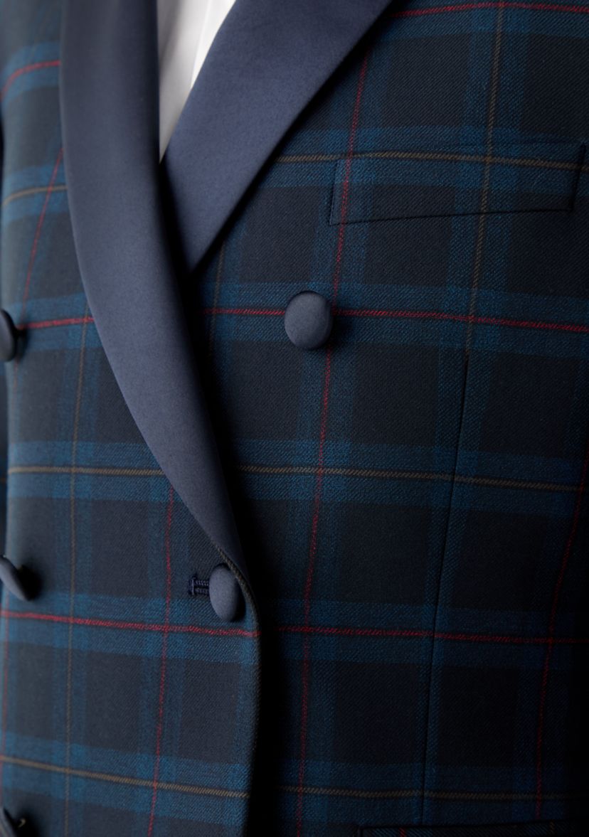 Boys 8-20 Plaid Holiday Blazer 