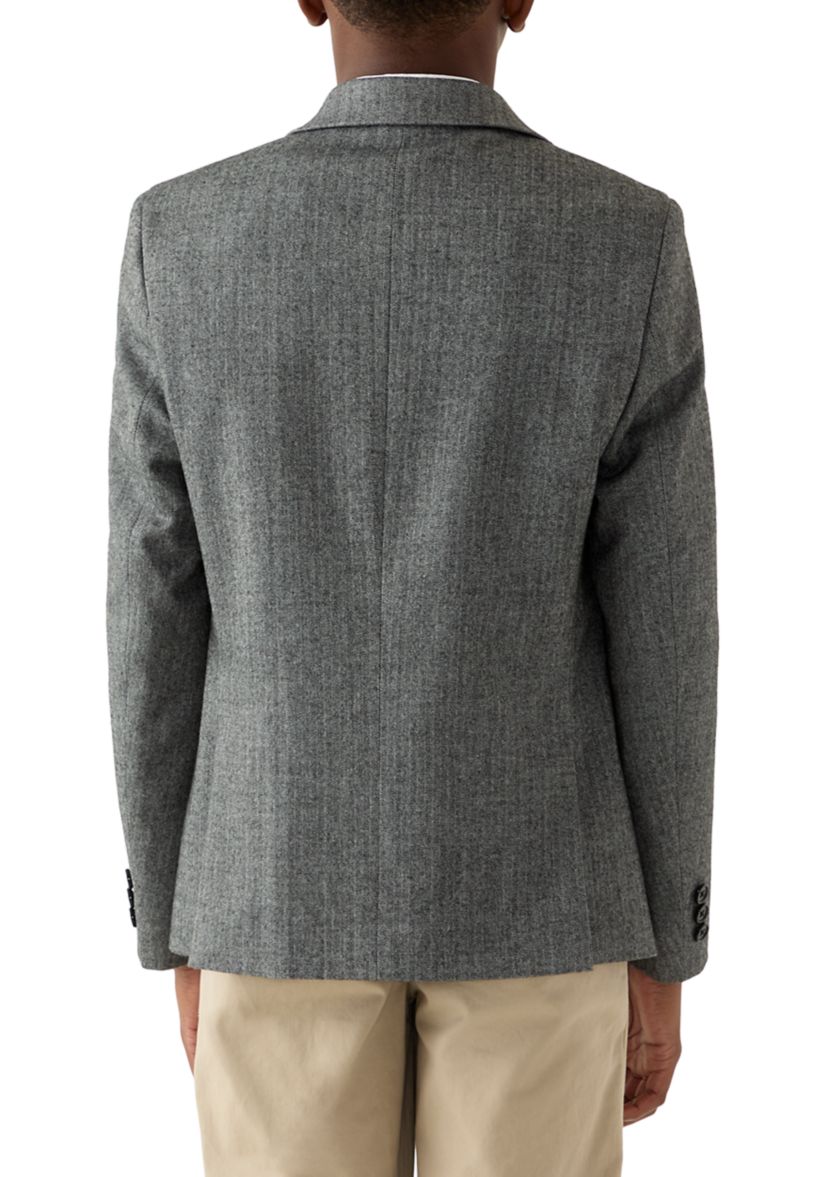 Boys 8-20 Herringbone Blazer