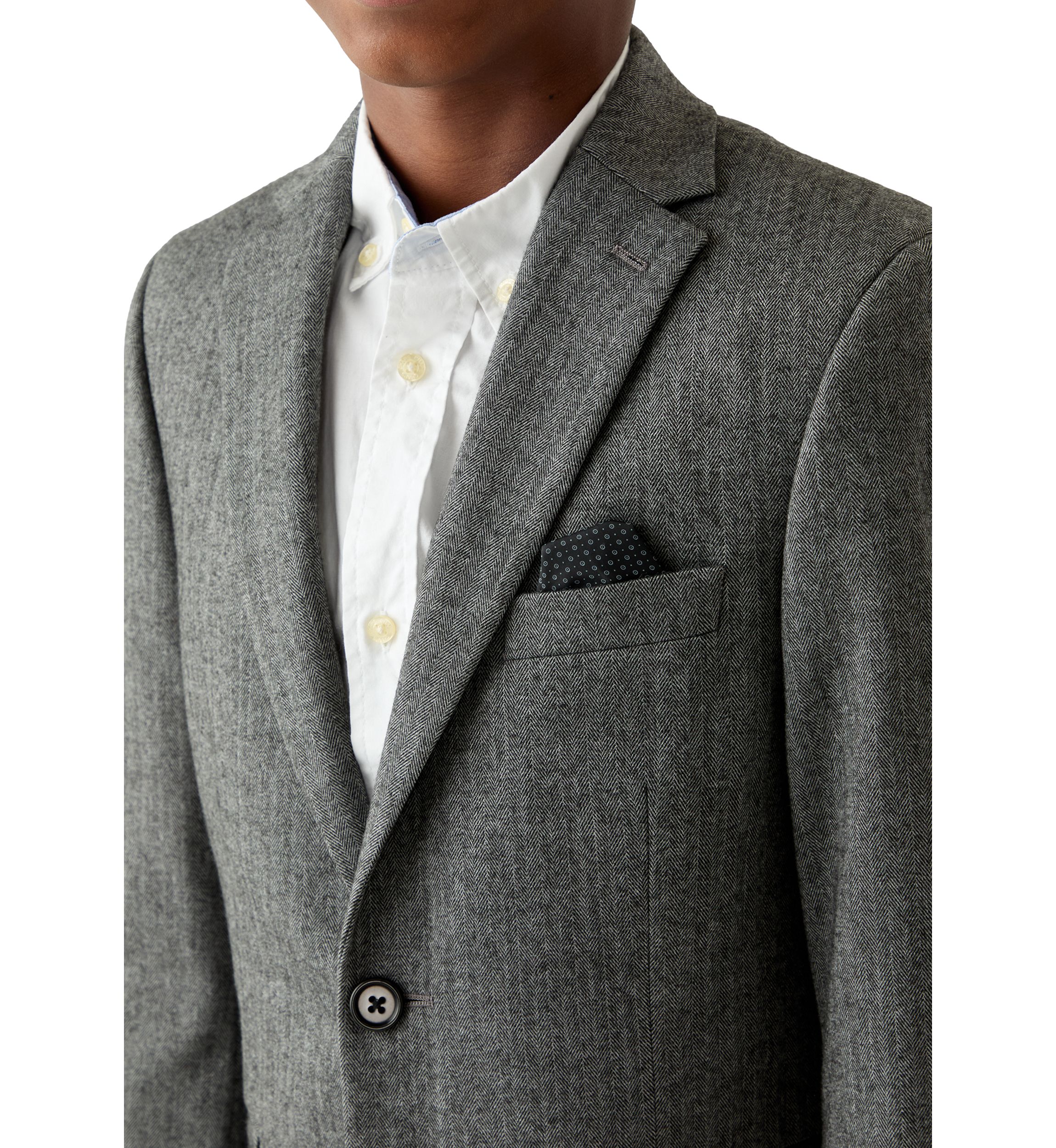 Boys 8-20 Herringbone Blazer