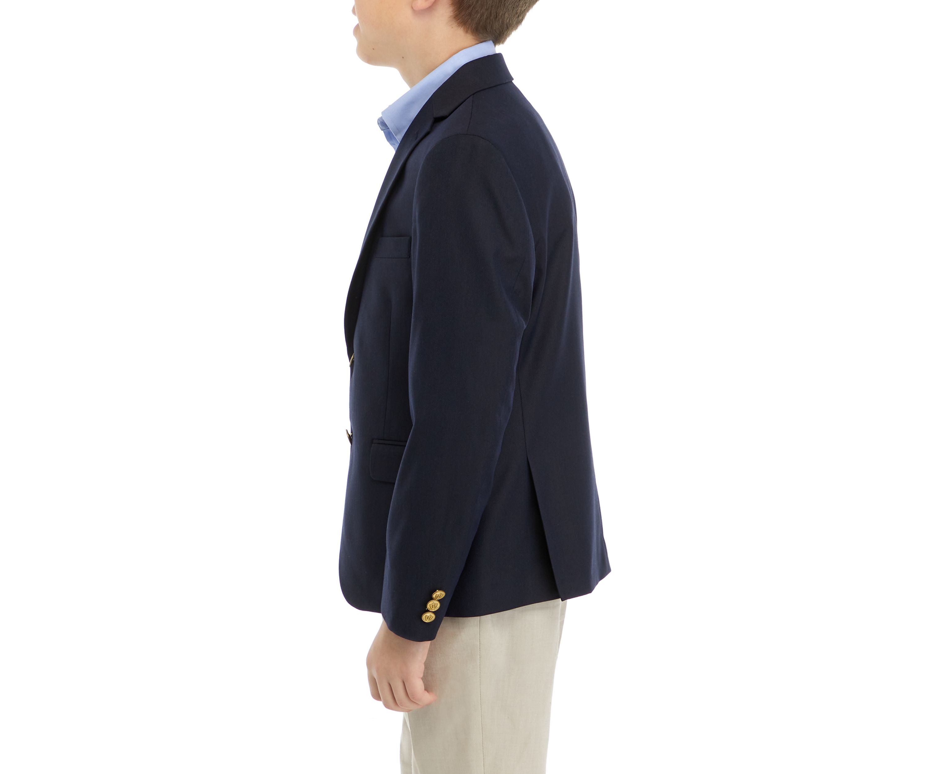 Boys 8-20 Solid Navy Suit Jacket