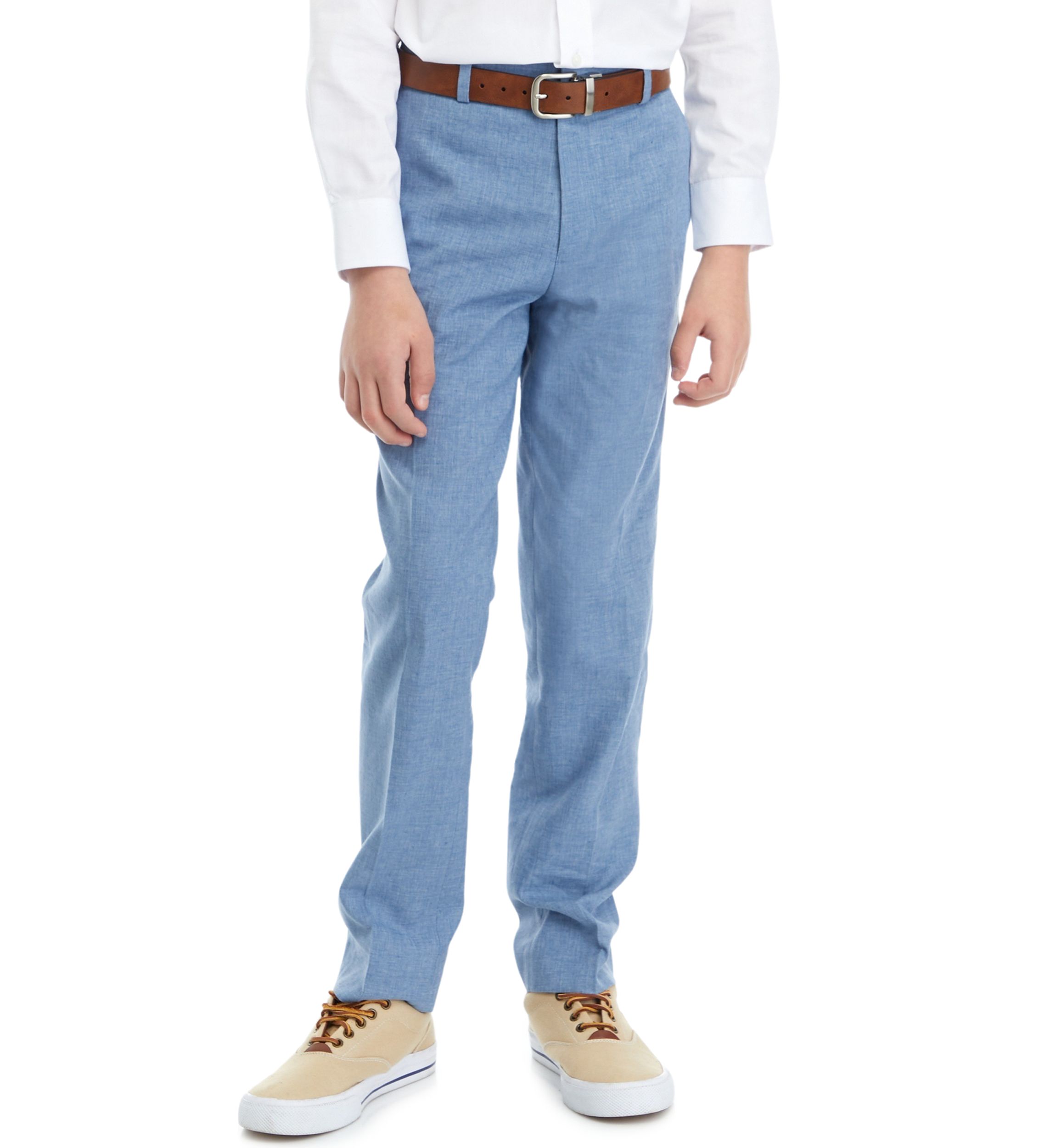 Boys 8-20 Solid Suit Separate Pants