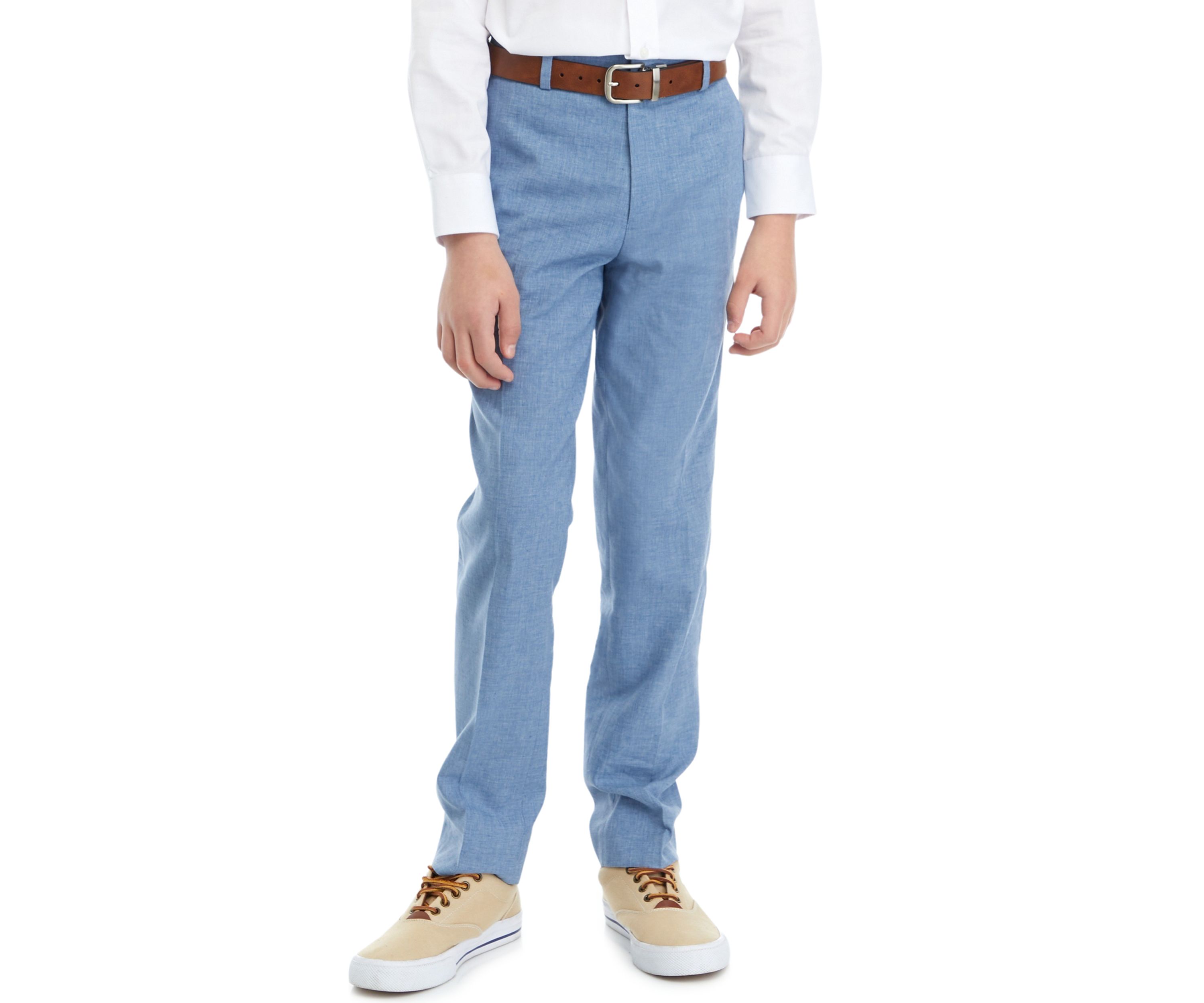 Boys 8-20 Solid Suit Separate Pants
