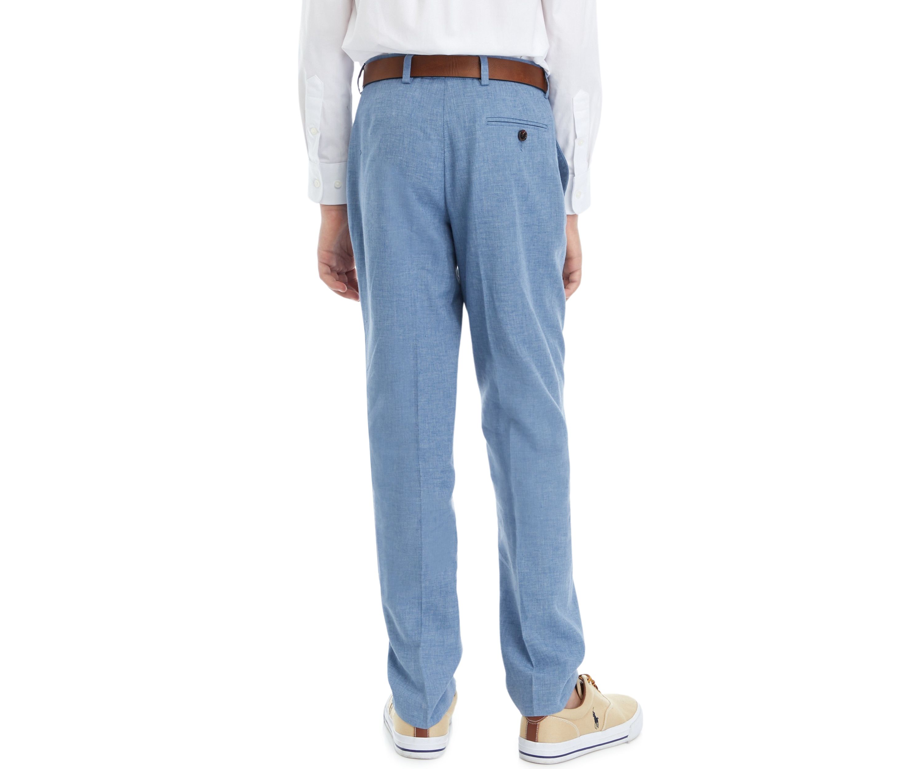 Boys 8-20 Solid Suit Separate Pants