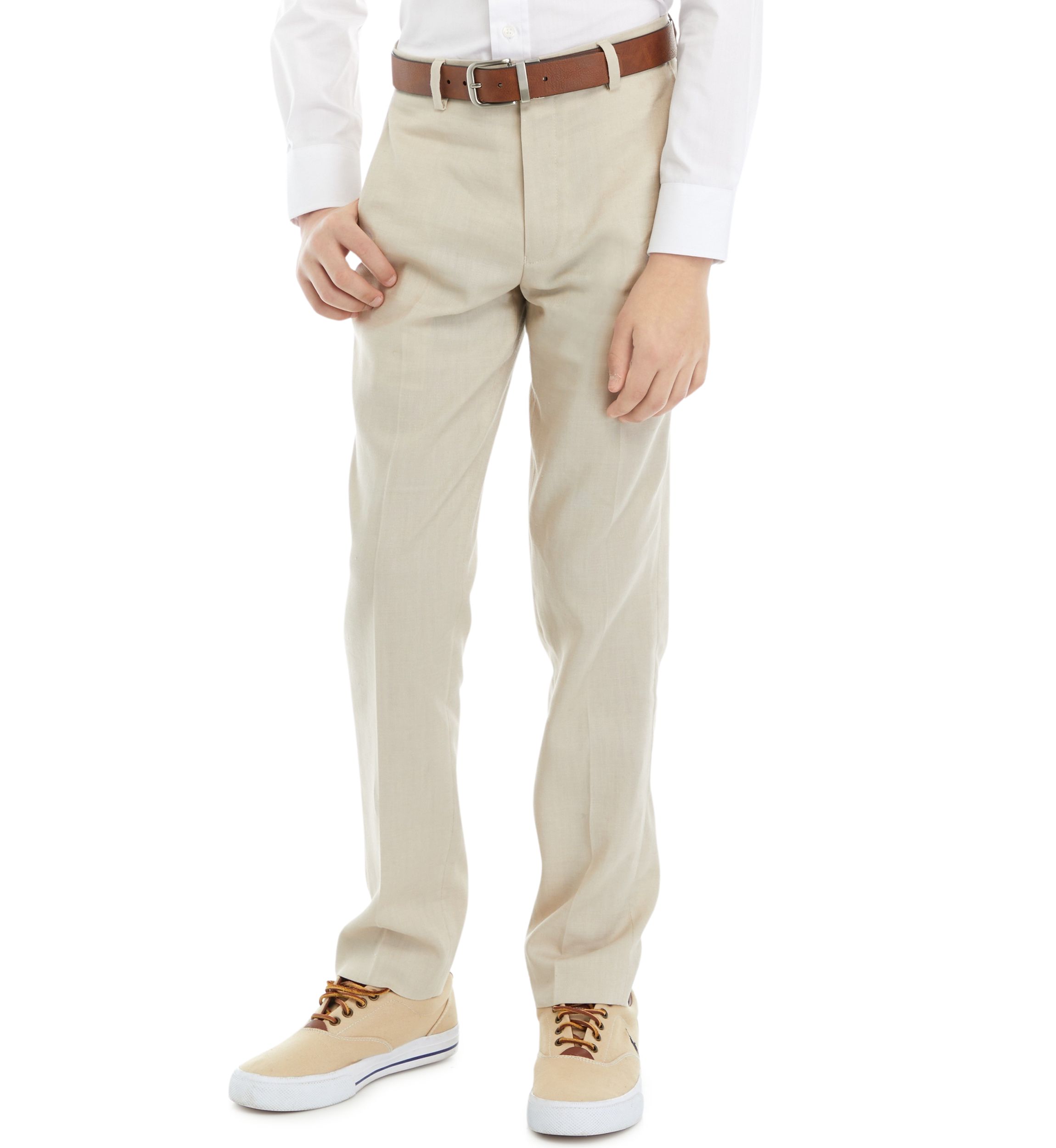 Boys 8-20 Solid Suit Separate Pants