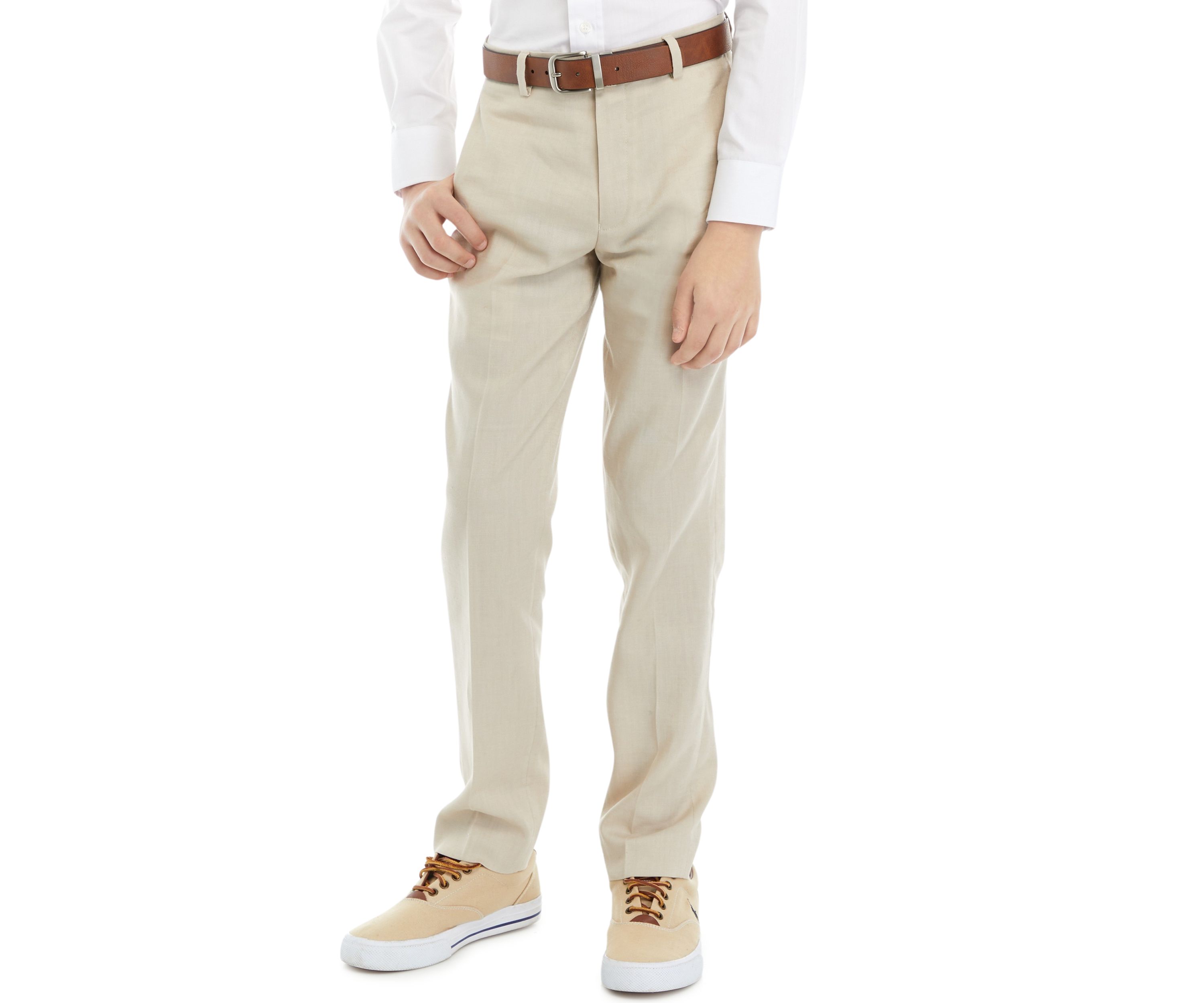 Boys 8-20 Solid Suit Separate Pants