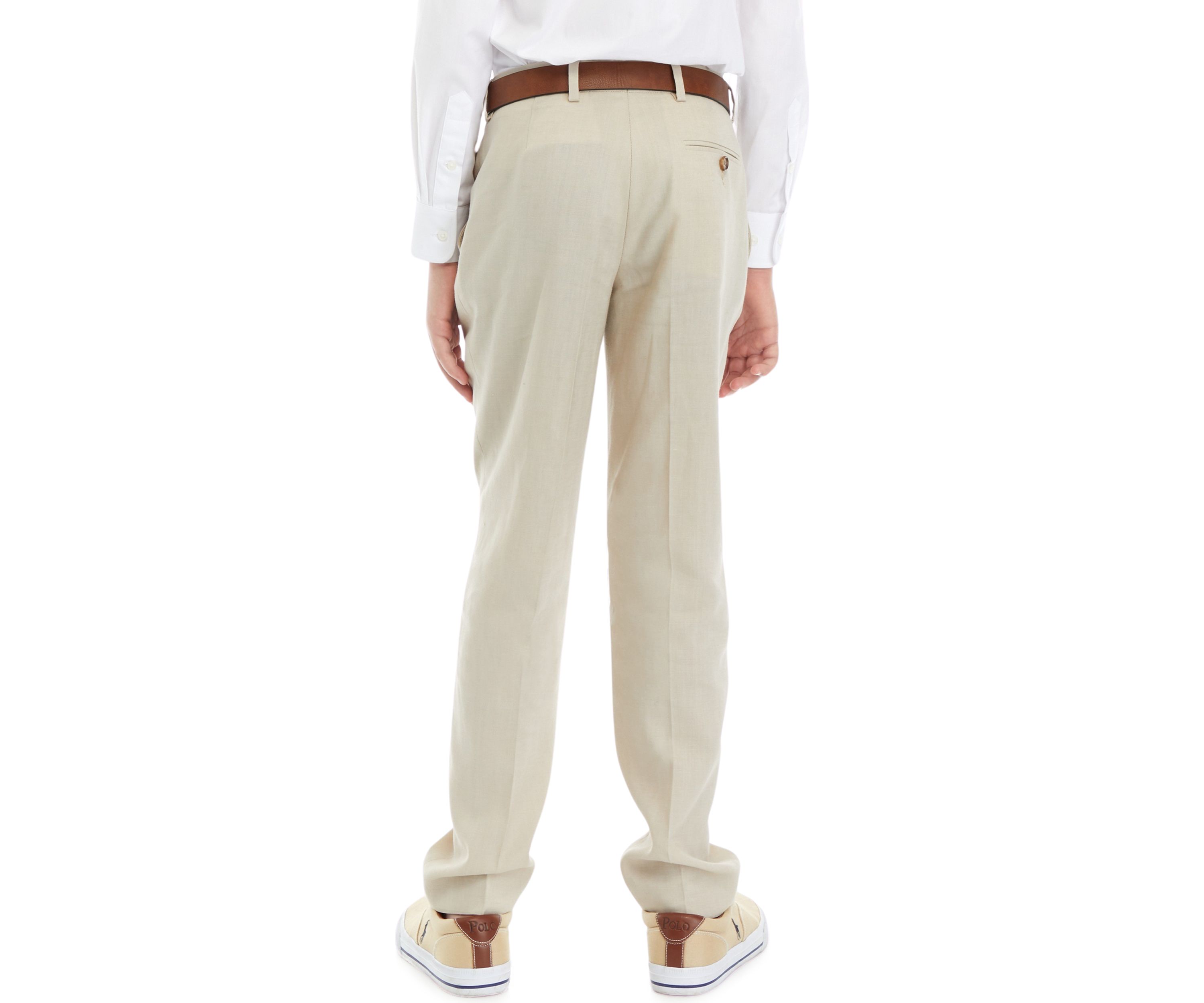 Boys 8-20 Solid Suit Separate Pants