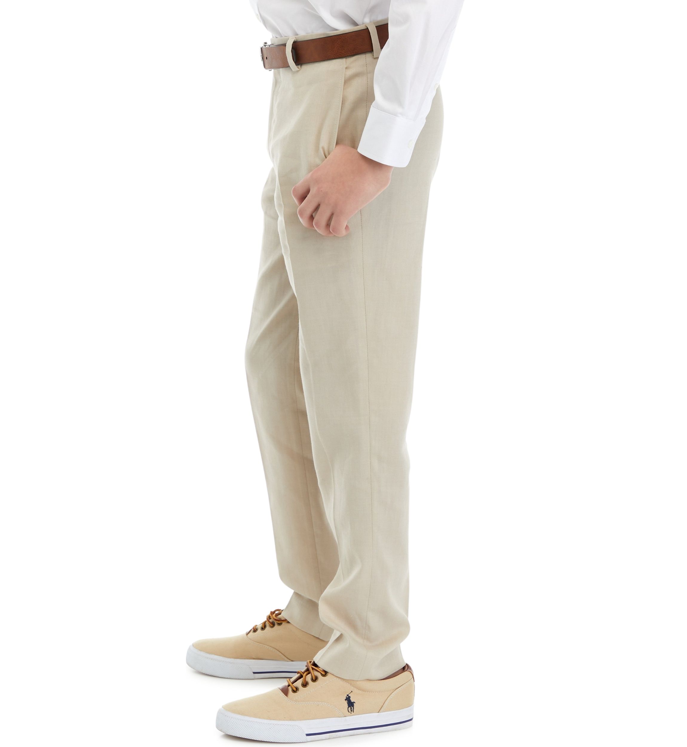 Boys 8-20 Solid Suit Separate Pants