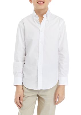 B by Brooks Brothers Boys 8-20 Solid Shirt
