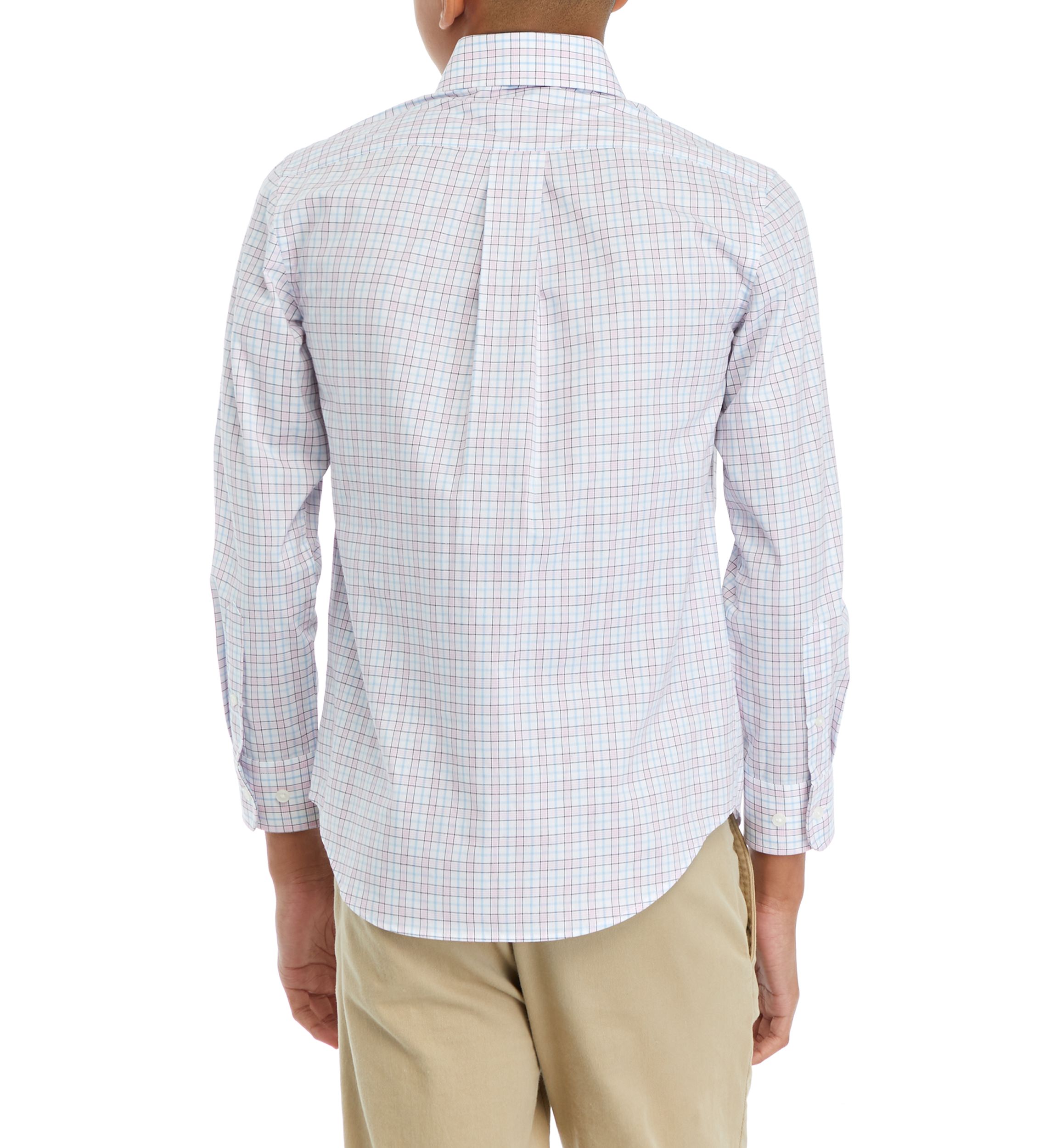 Boys 8-20 Long Sleeve Plaid Shirt